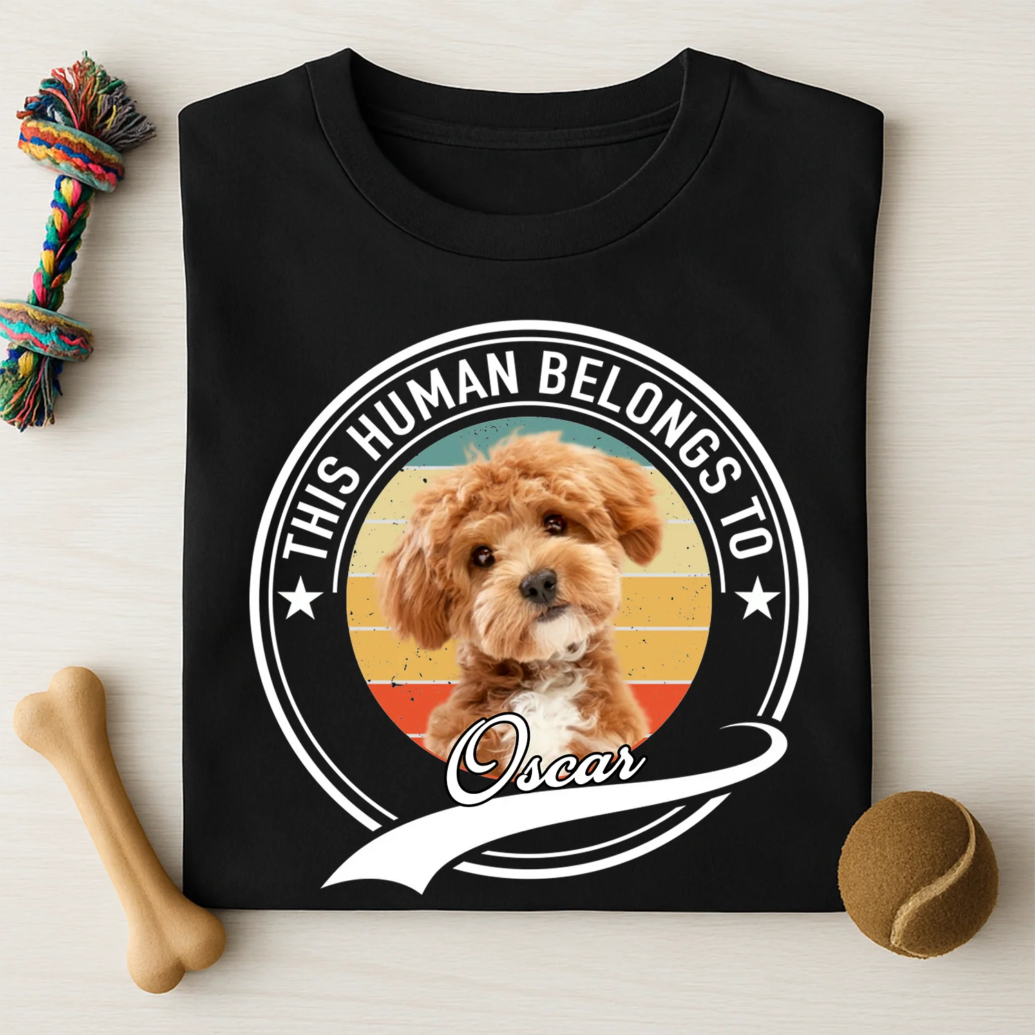 Human Belongs To Dog Cat Personalized Custom Photo Dog Cat Pet Shirt TH10 TA29 889223 - Image 3