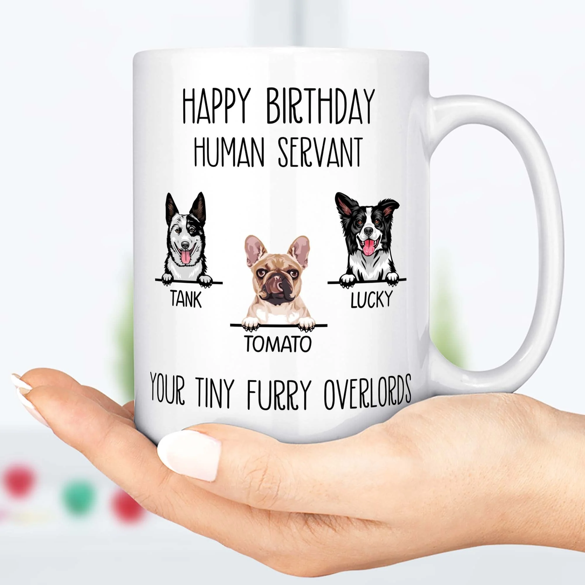 Human Servant Personalized Custom Dog Mug C334 889225 - Image 2