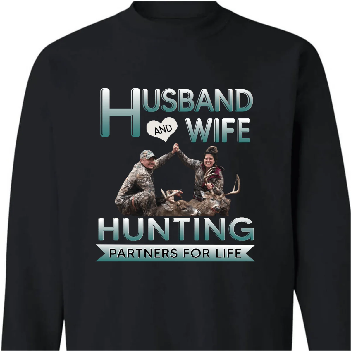 Hunting Partner For Life Photo Shirt, Custom Photo Shirt, SG02