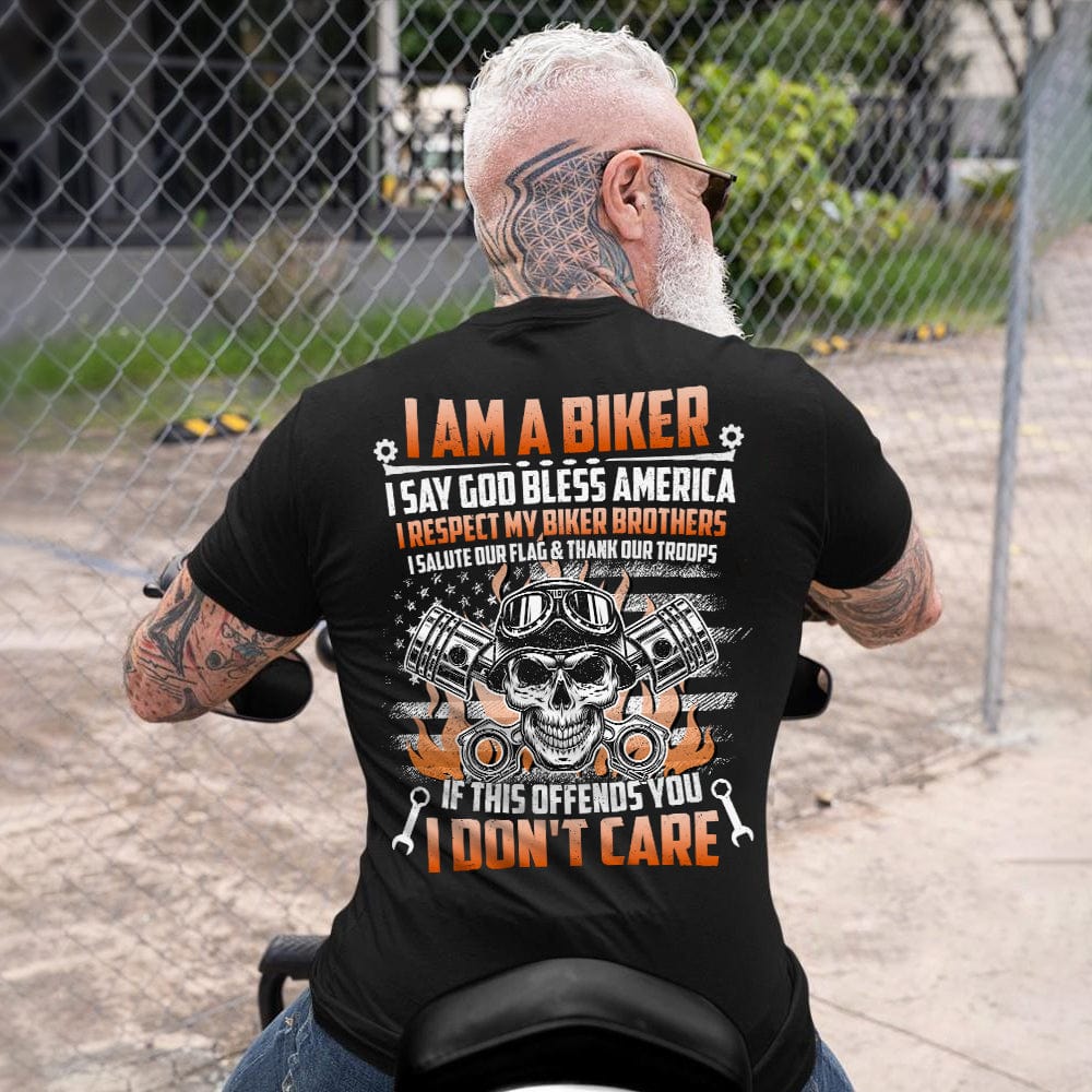 I Am A Biker, If This Offends You I Don’t Care Shirt For Bikers, HN590