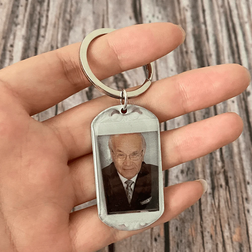 I Know You Would Be Here Today Memorial Keychain - Image 2