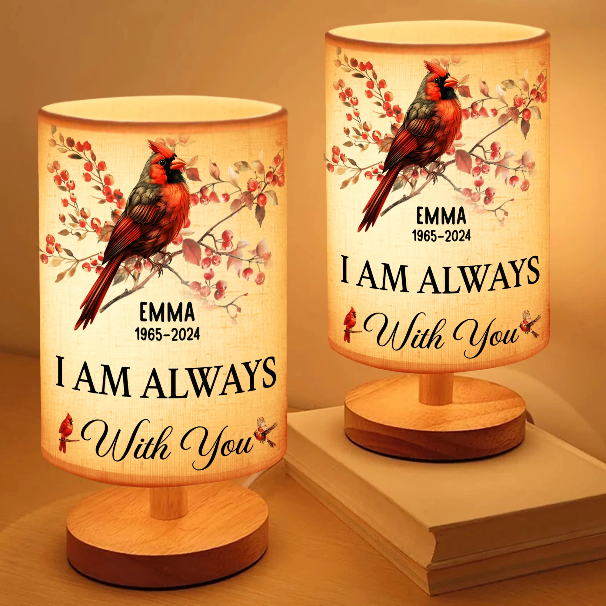 I'm Always With You - Personalized Fabric Lamp TH10 892863 - Image 2