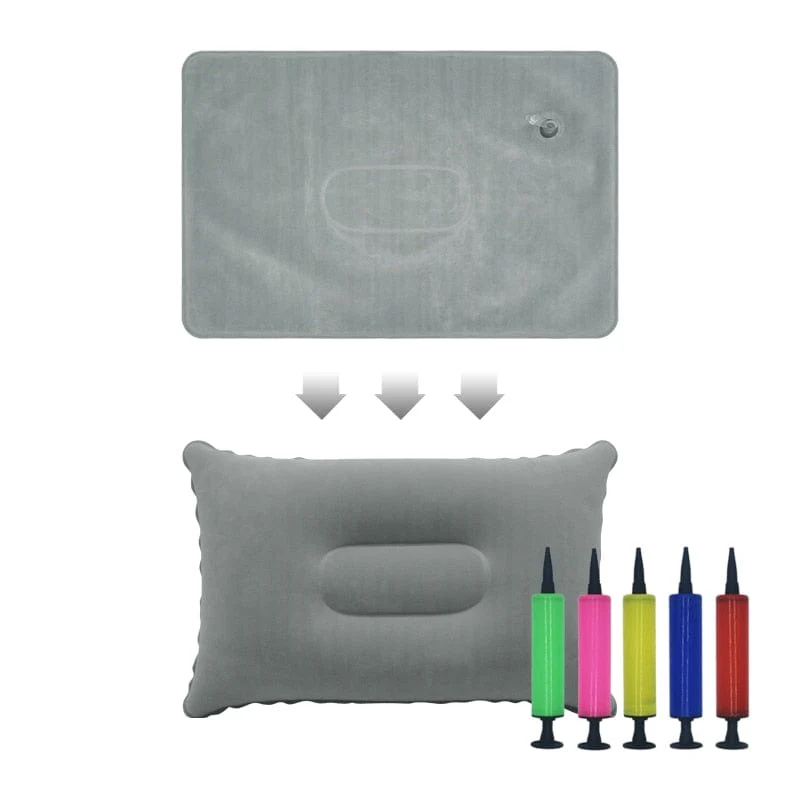 Inflatable Air Pillow Bed Sleeping Camping Pillow - Image 3
