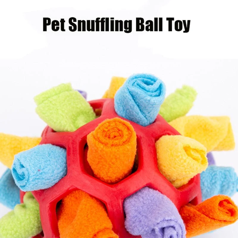 Interactive Dog Puzzle Toys Encourage Natural Foraging Skills Portable Pet Snuffle Ball - Image 14