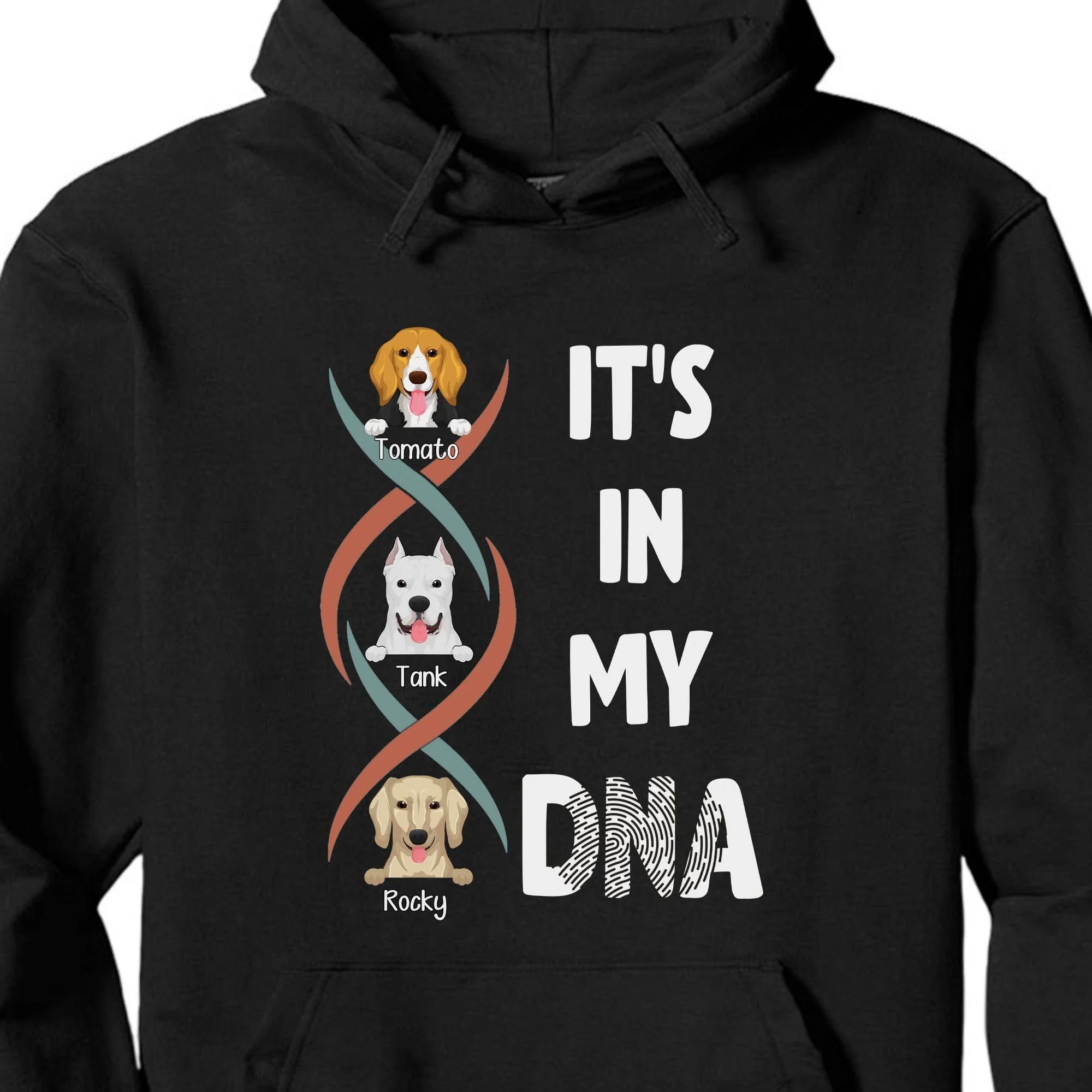 It's In My DNA Personalized Custom Dog Shirt C235 - Image 3