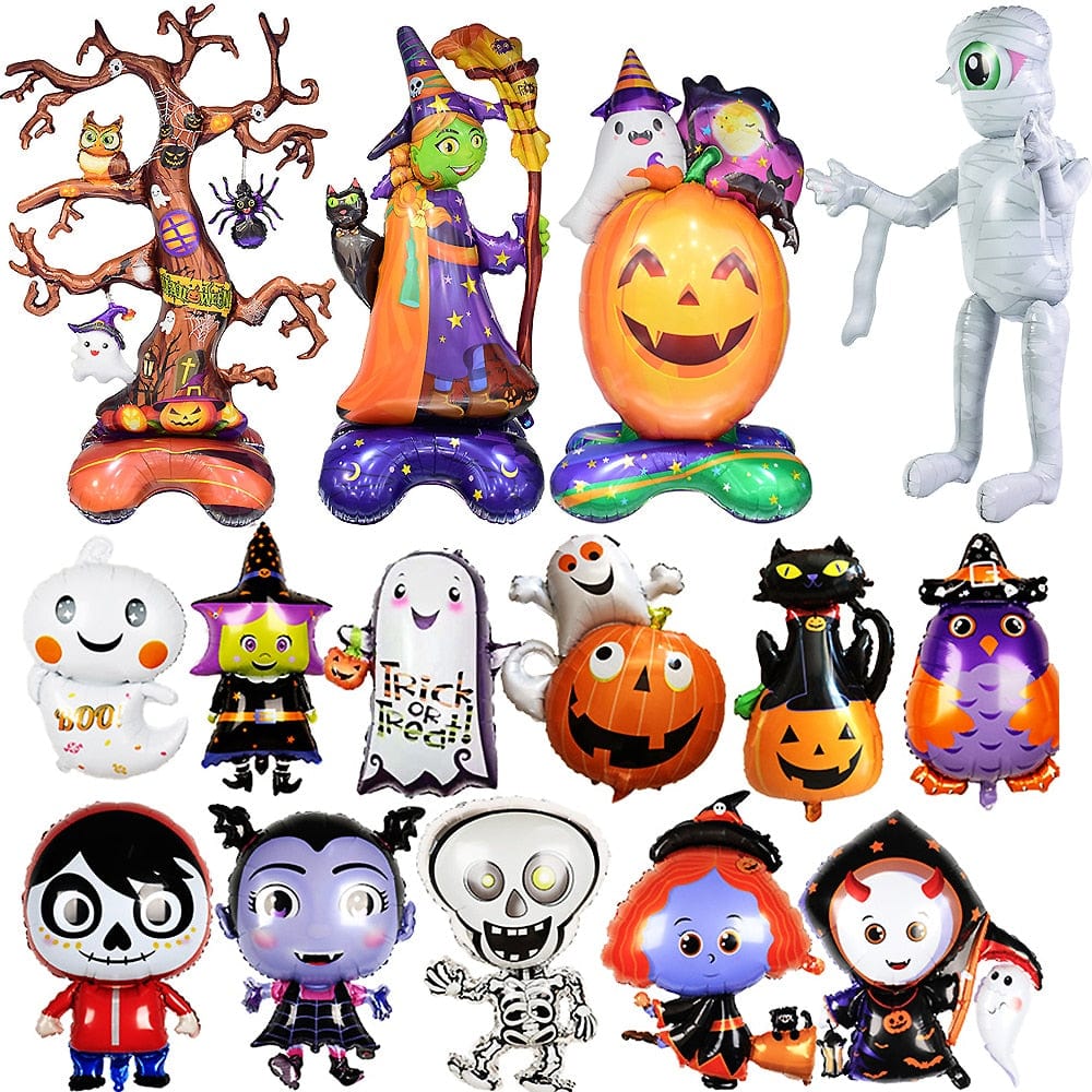 Large Inflatable Ghost Tree Pumpkin Witch Balloons Halloween