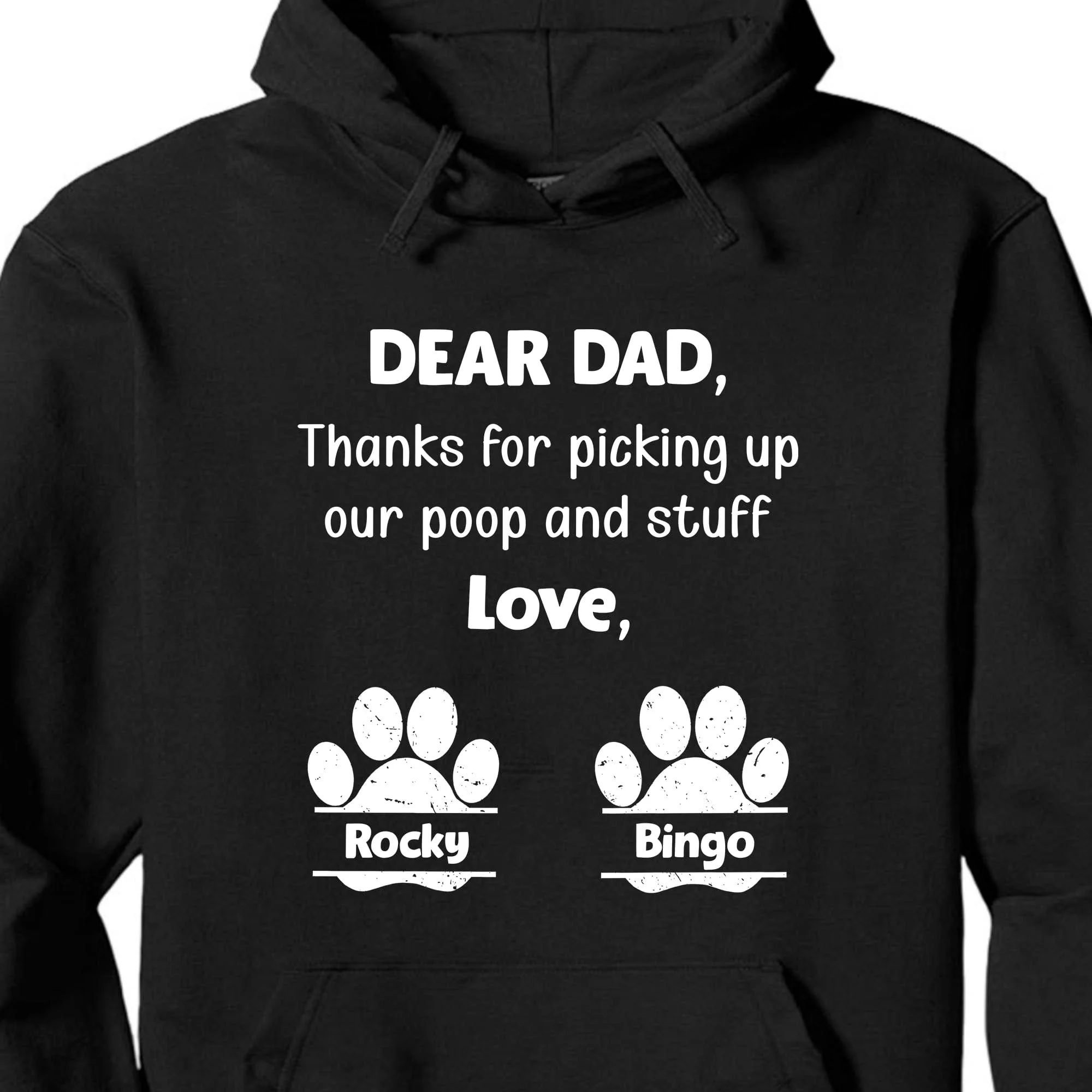 Letter To Dad/Mom Personalized Custom Dog Shirt C280 - Image 4