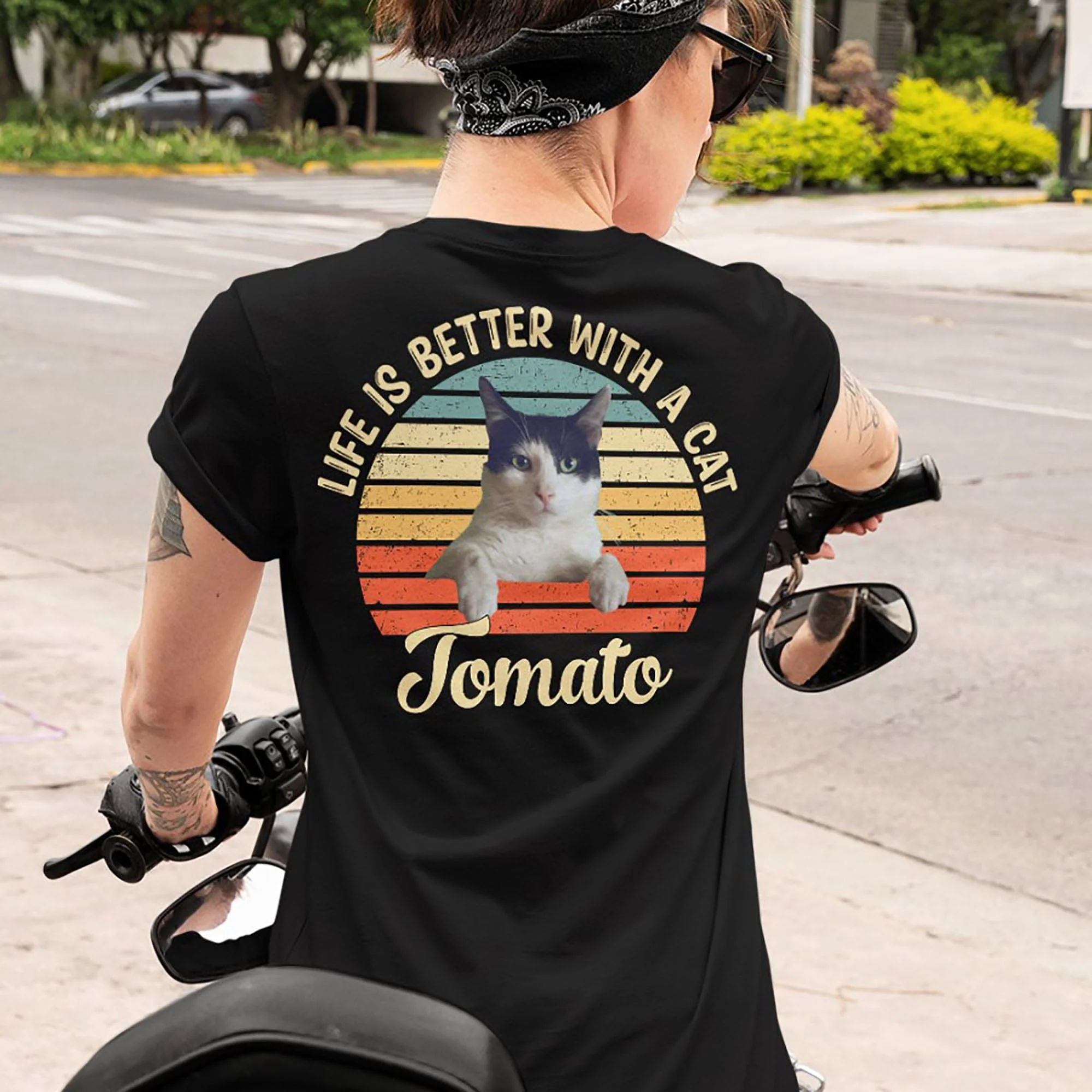 Life Is Better With Dogs Cats Personalized Custom Photo Dogs Cats Backside Shirt 890723 - Image 4