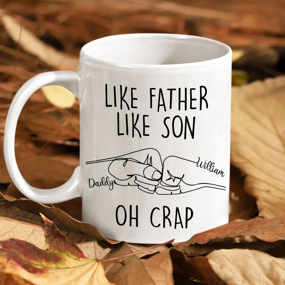 Like Father Like Son Father's Day Mug Personalized Gift T286 890787 - Image 2