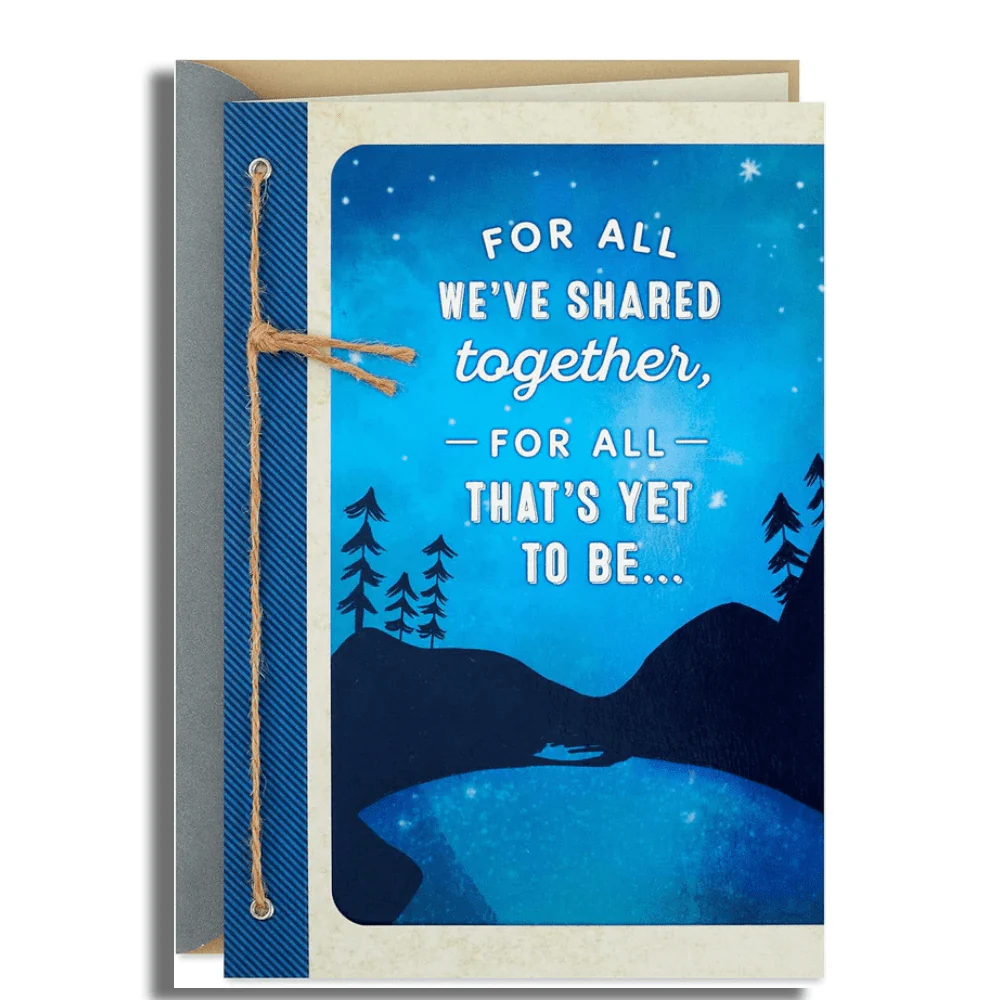Love Card, You Mean the World to Me (Romantic Anniversary Card, Birthday Card, Sweetest Day Card)
