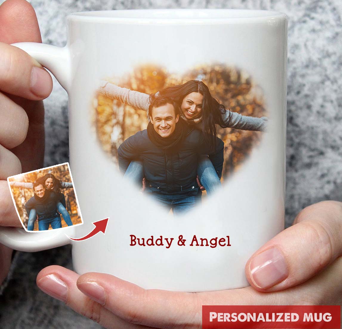 Love Mug For Wife Husband Partner Couple Coffee Mug, Valentine Gift HN590 - Image 4