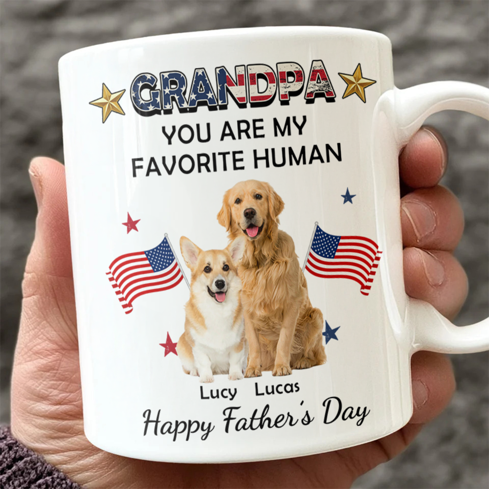 Custom You're My Favorite Flag America Mug for Dog Lovers LM32 899129 - Image 6