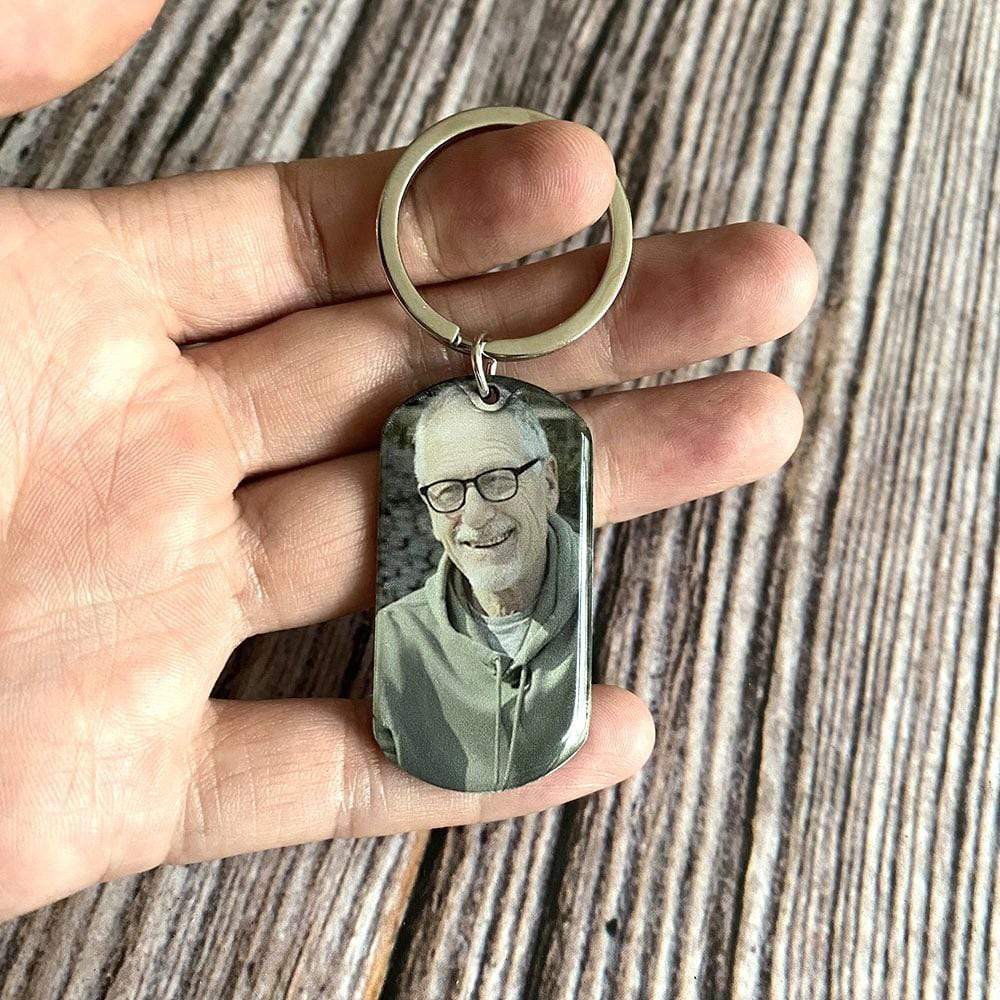 I Couldn't Have Caught A Better Dad Family Keychain - Image 3