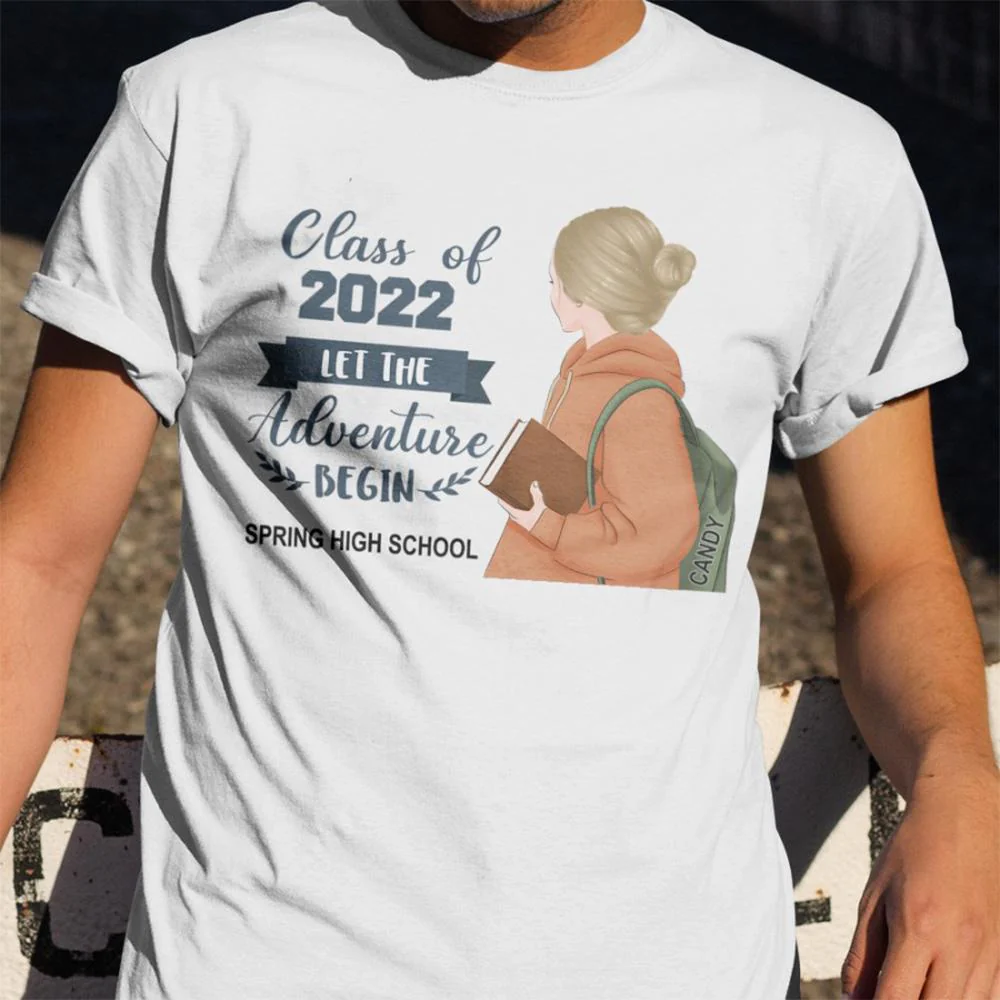 Let The Adventure Begin Senior 2022 Shirt - Image 2