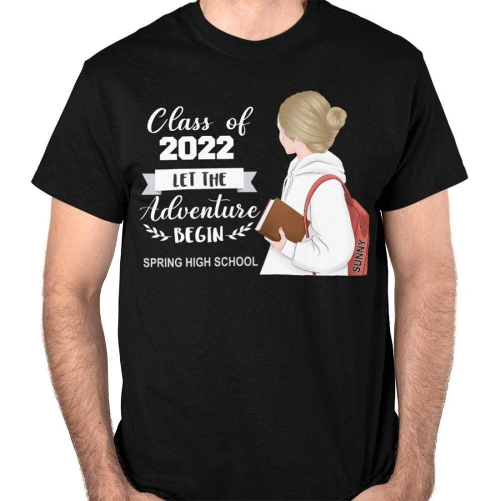 Let The Adventure Begin Senior Dark Shirt - Image 2