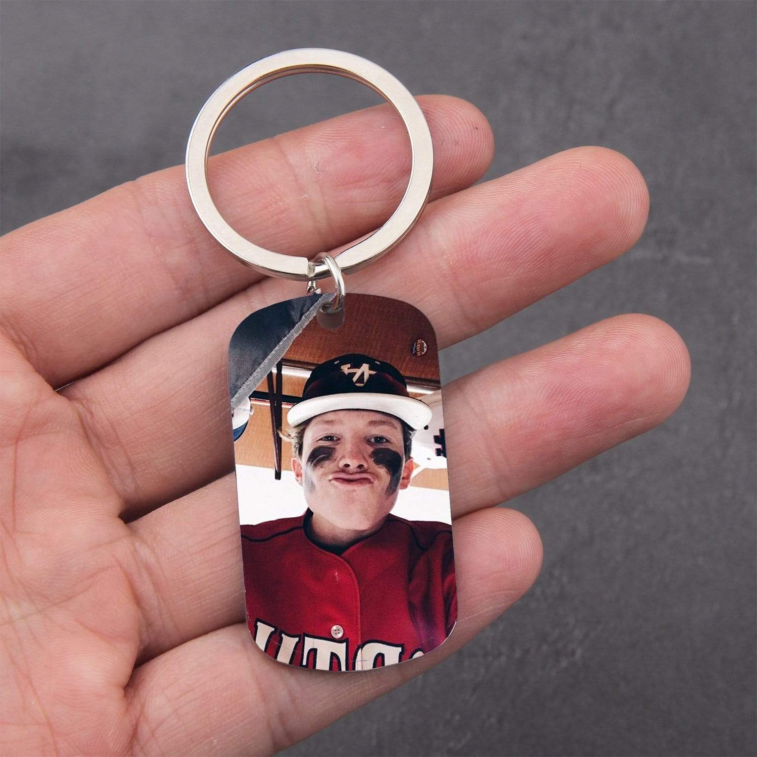 Baseball Is My Favorite Season Keychain - Image 3