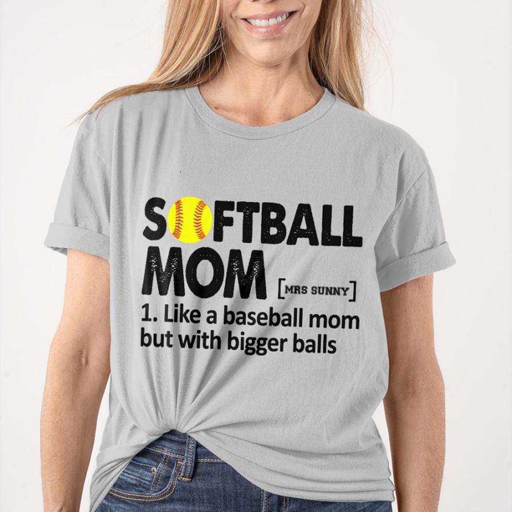 Softball Mom And Dad Shirt - Image 2