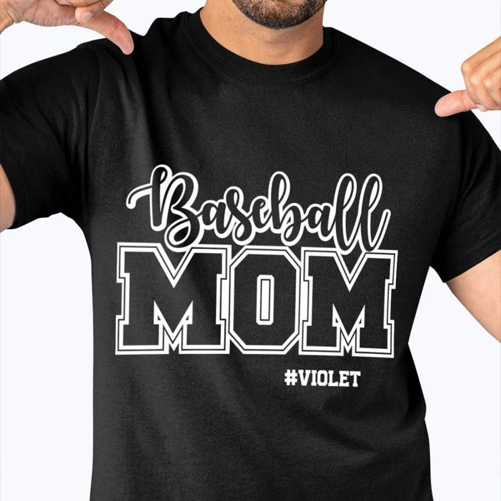 Baseball Mom Shirt Baseball Shirt - Image 3