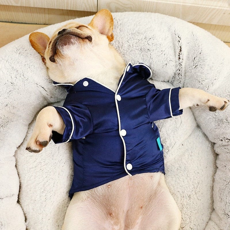 Luxury Soft Silk Pet Dog Pajamas - Image 6