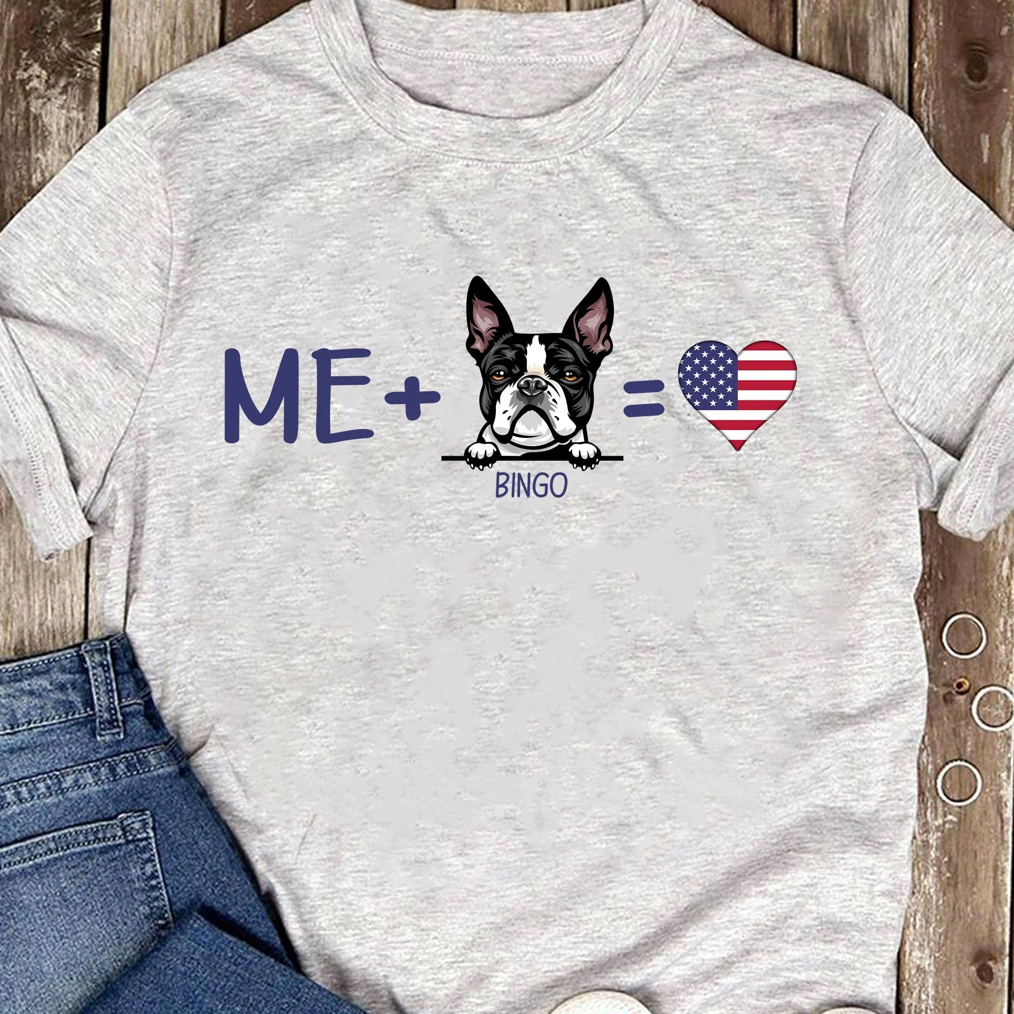 Me And My Dog Personalized Custom Dog Bright Shirt C383 - Image 5