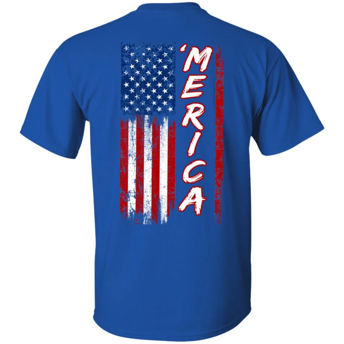 Merica Distressed American Flag 4th of July H375 - Image 8