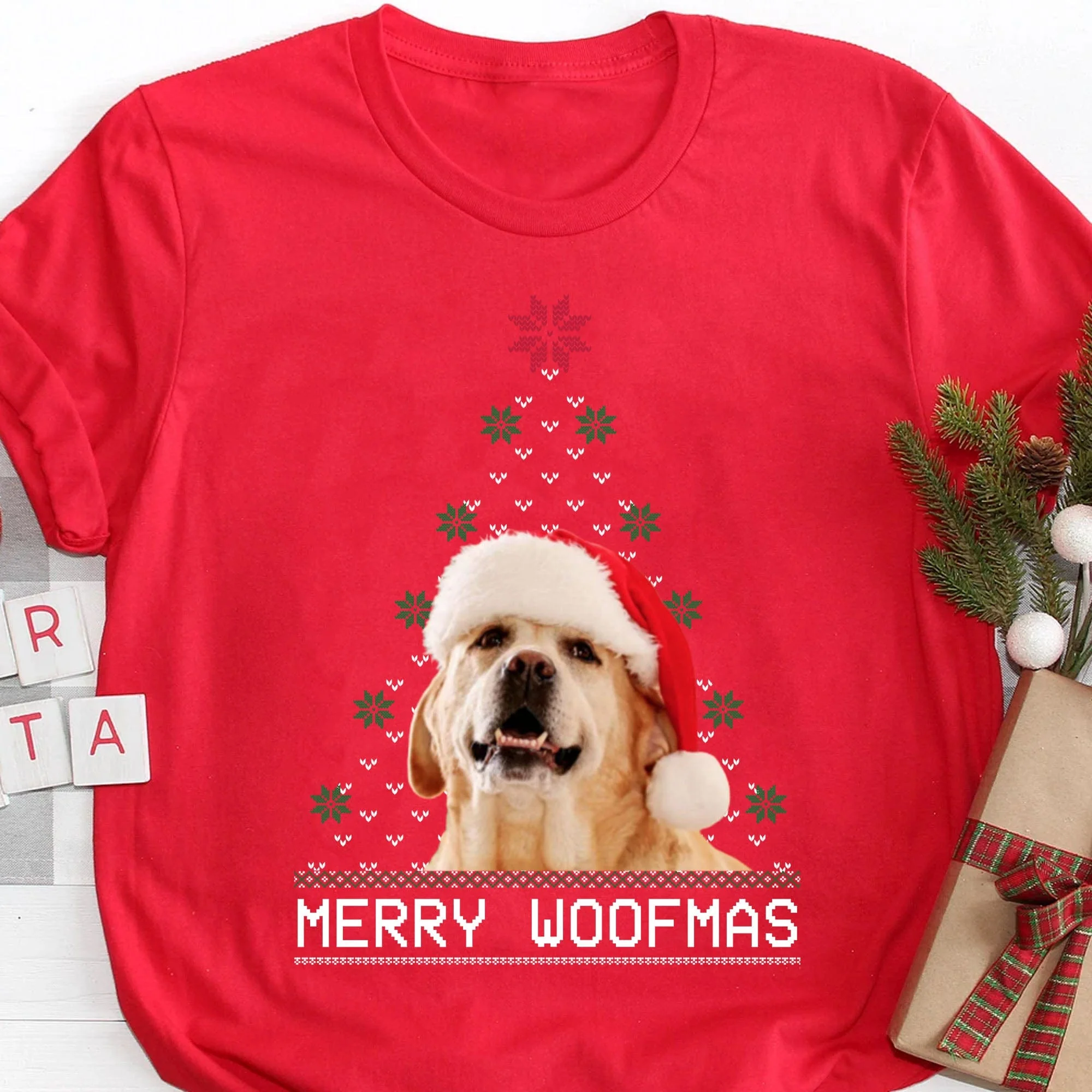 Merry Woofmas Dog Lover Christmas Sweatshirt NA29 - Image 5