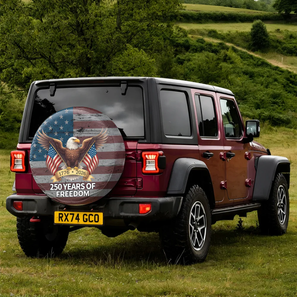 1776-2026 250 Years Of Freedom Tire Cover Gift for Family HA75 898956 - Image 5