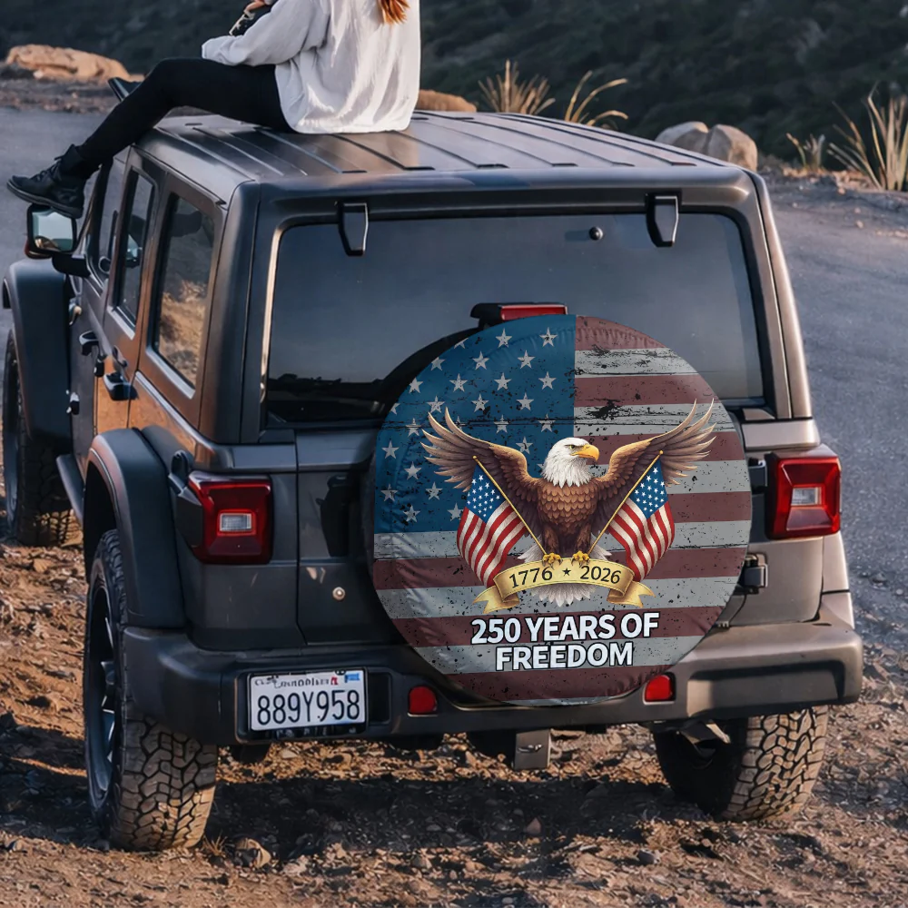 1776-2026 250 Years Of Freedom Tire Cover Gift for Family HA75 898956 - Image 6