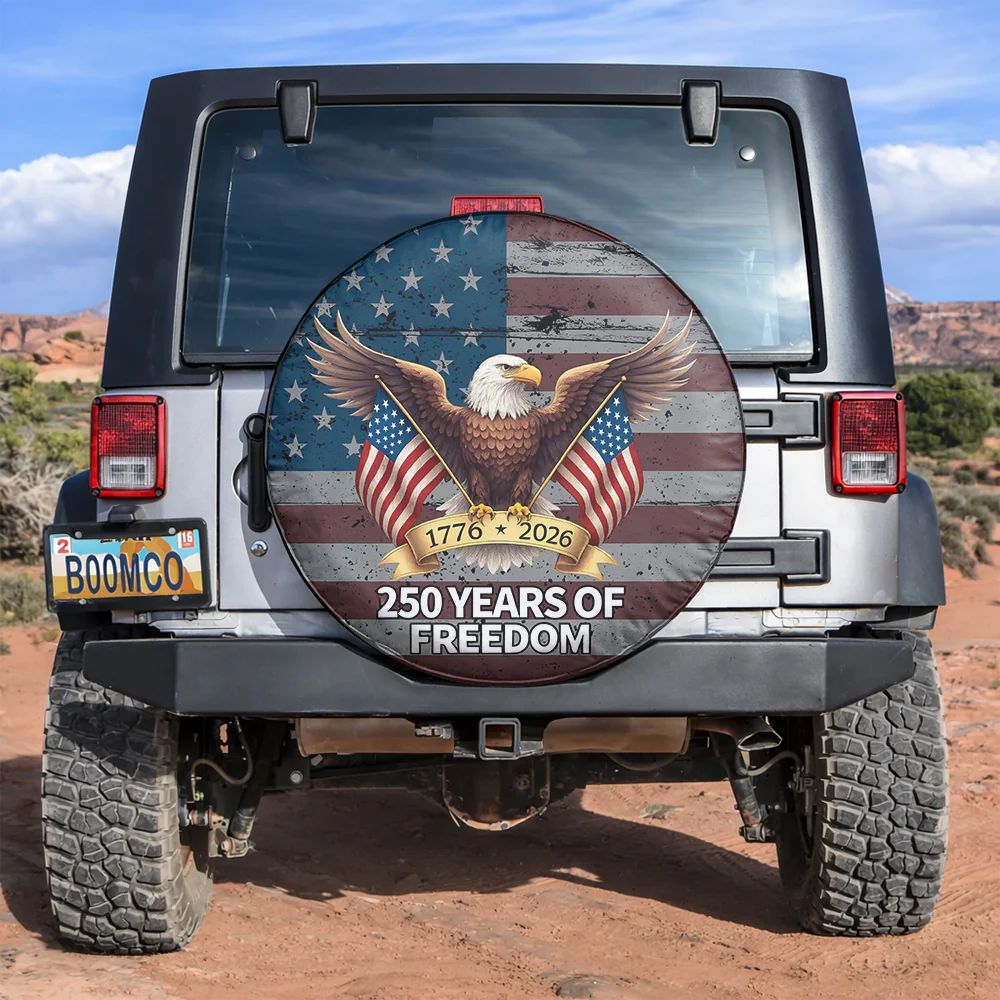 1776-2026 250 Years Of Freedom Tire Cover Gift for Family HA75 898956 - Image 7