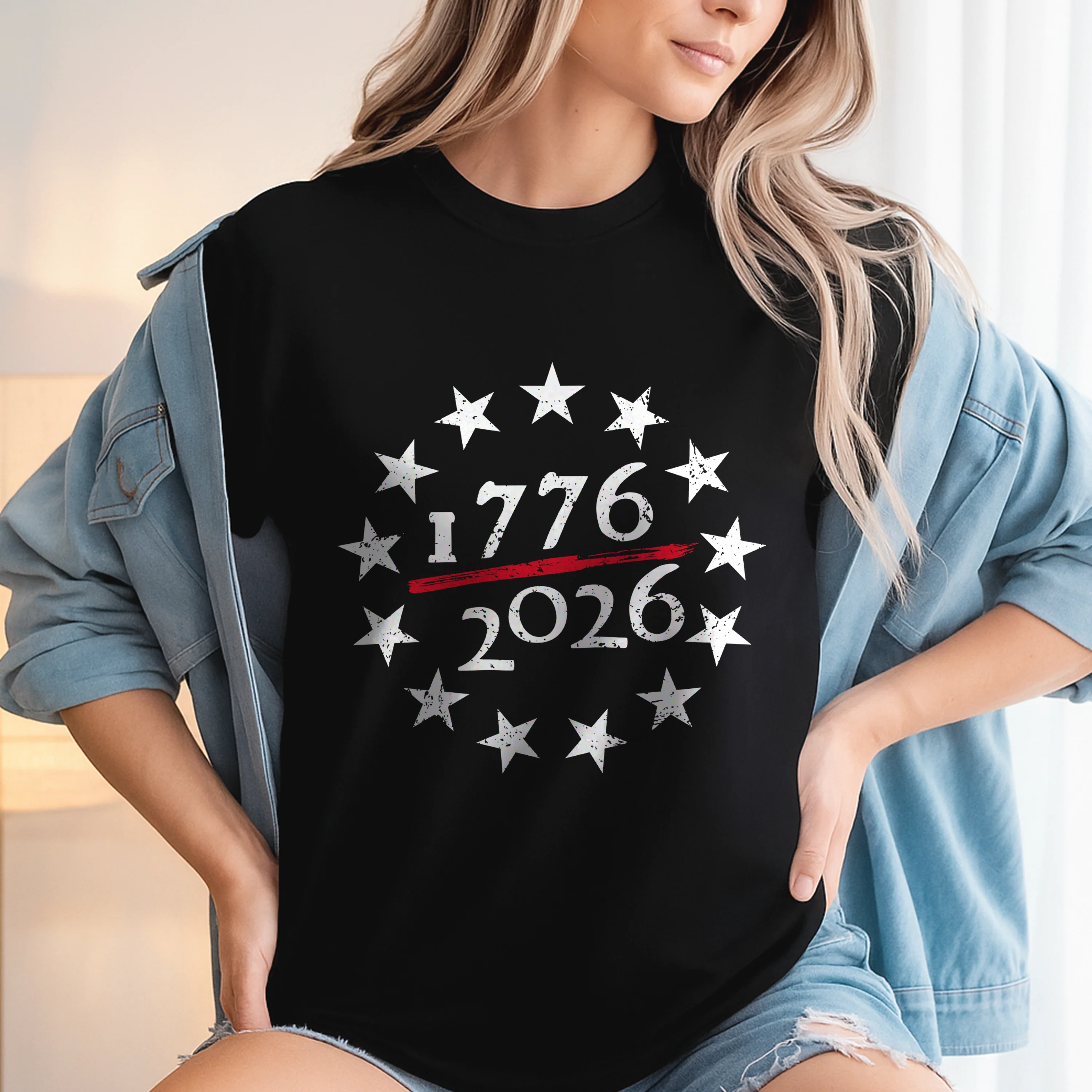 1776 - 2026 USA 250th Anniversary Dark Shirt HA75 898048 - Image 2
