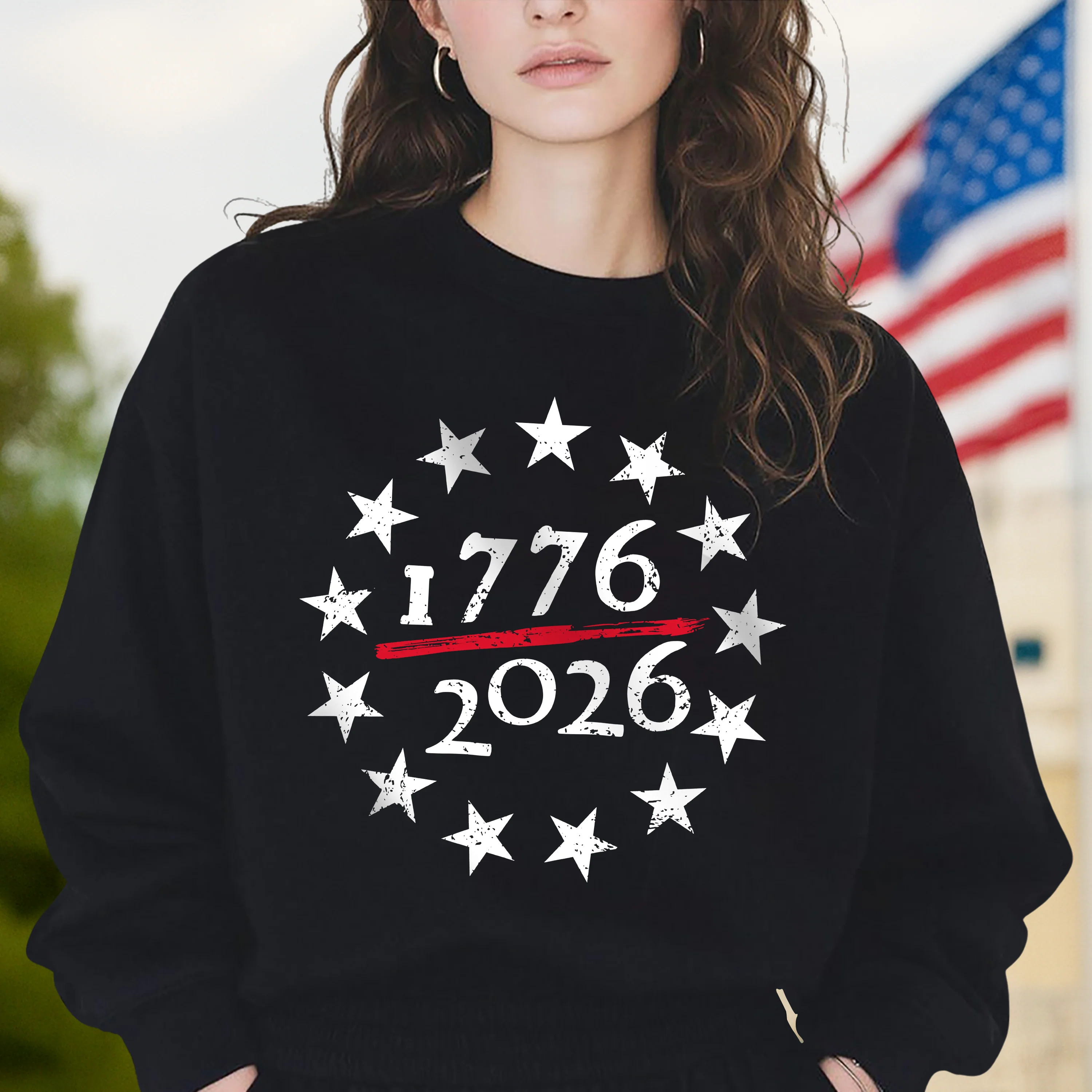 1776 - 2026 USA 250th Anniversary Dark Shirt HA75 898048 - Image 4