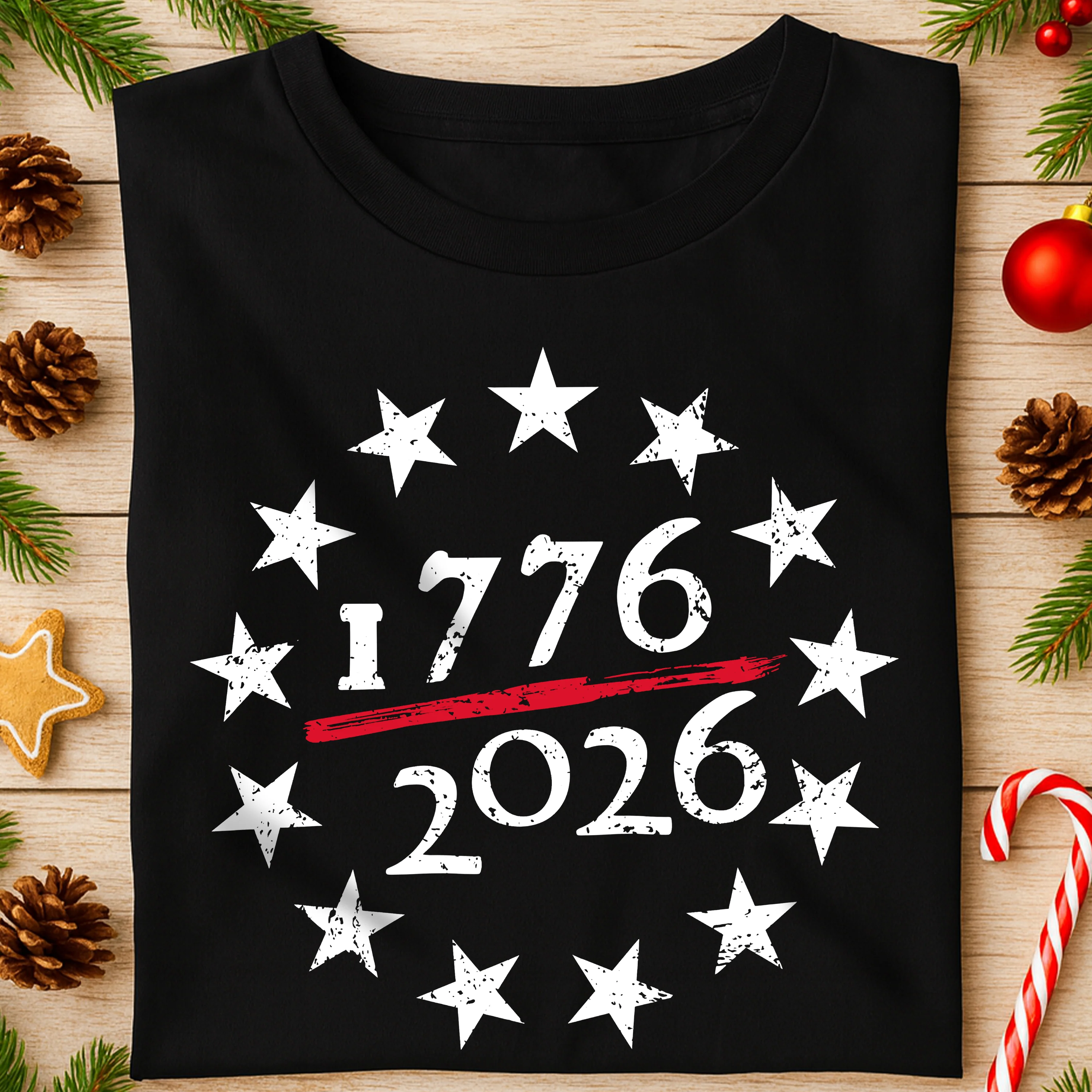 1776 - 2026 USA 250th Anniversary Dark Shirt HA75 898048 - Image 5