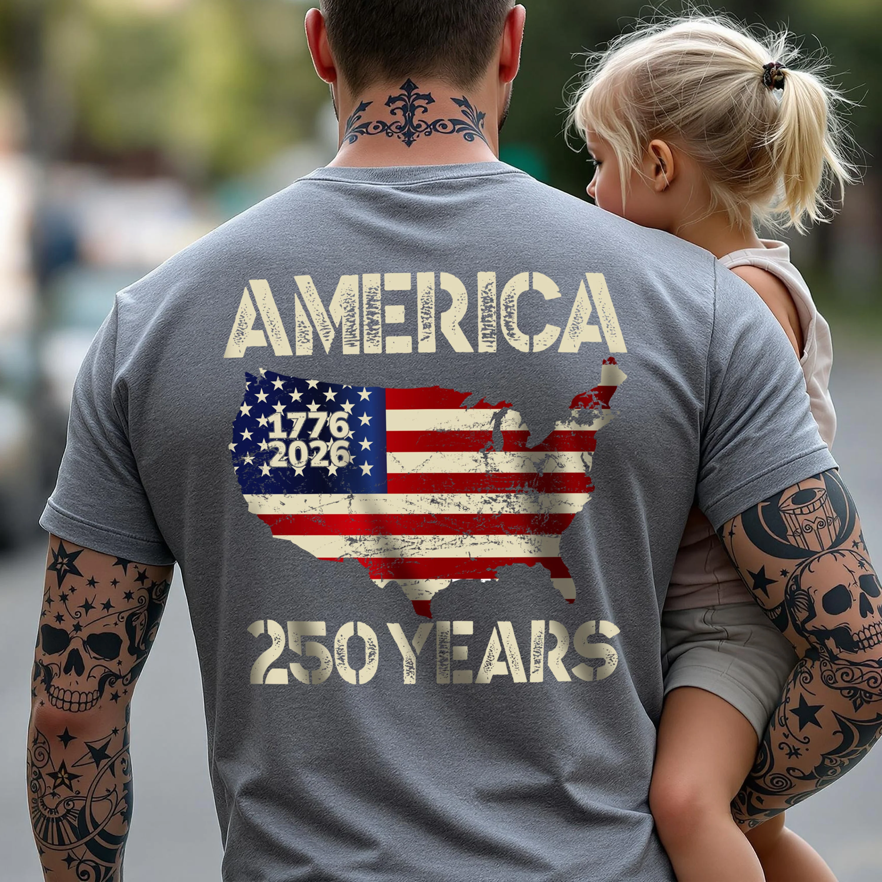 250 Years America Anniversary 250th Independence Day Back Side Dark Shirt HA75 897352 - Image 11