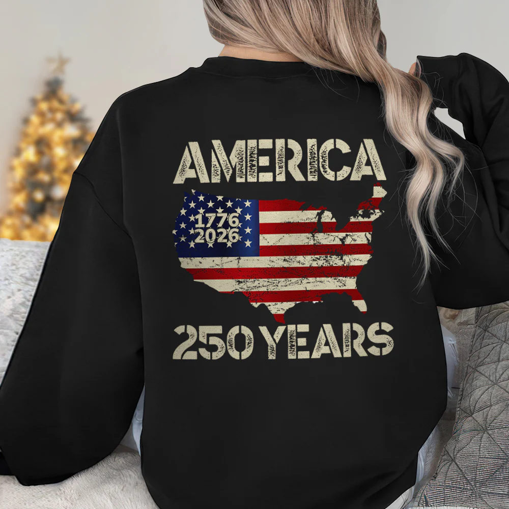 250 Years America Anniversary 250th Independence Day Back Side Dark Shirt HA75 897352 - Image 3