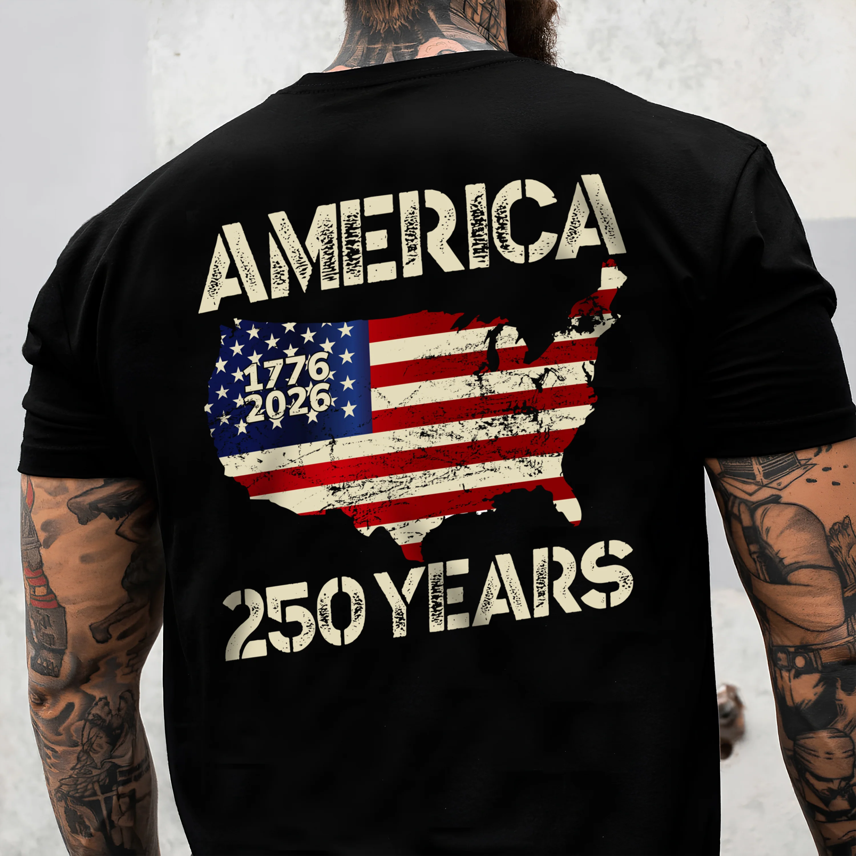 250 Years America Anniversary 250th Independence Day Back Side Dark Shirt HA75 897352 - Image 9