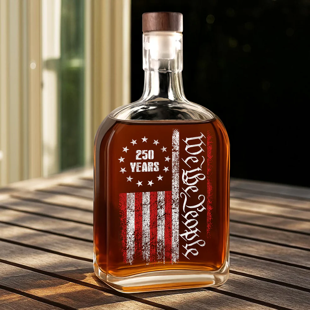 250 Years America Independence We The People US Whiskey Bottle HA75 897396 - Image 4