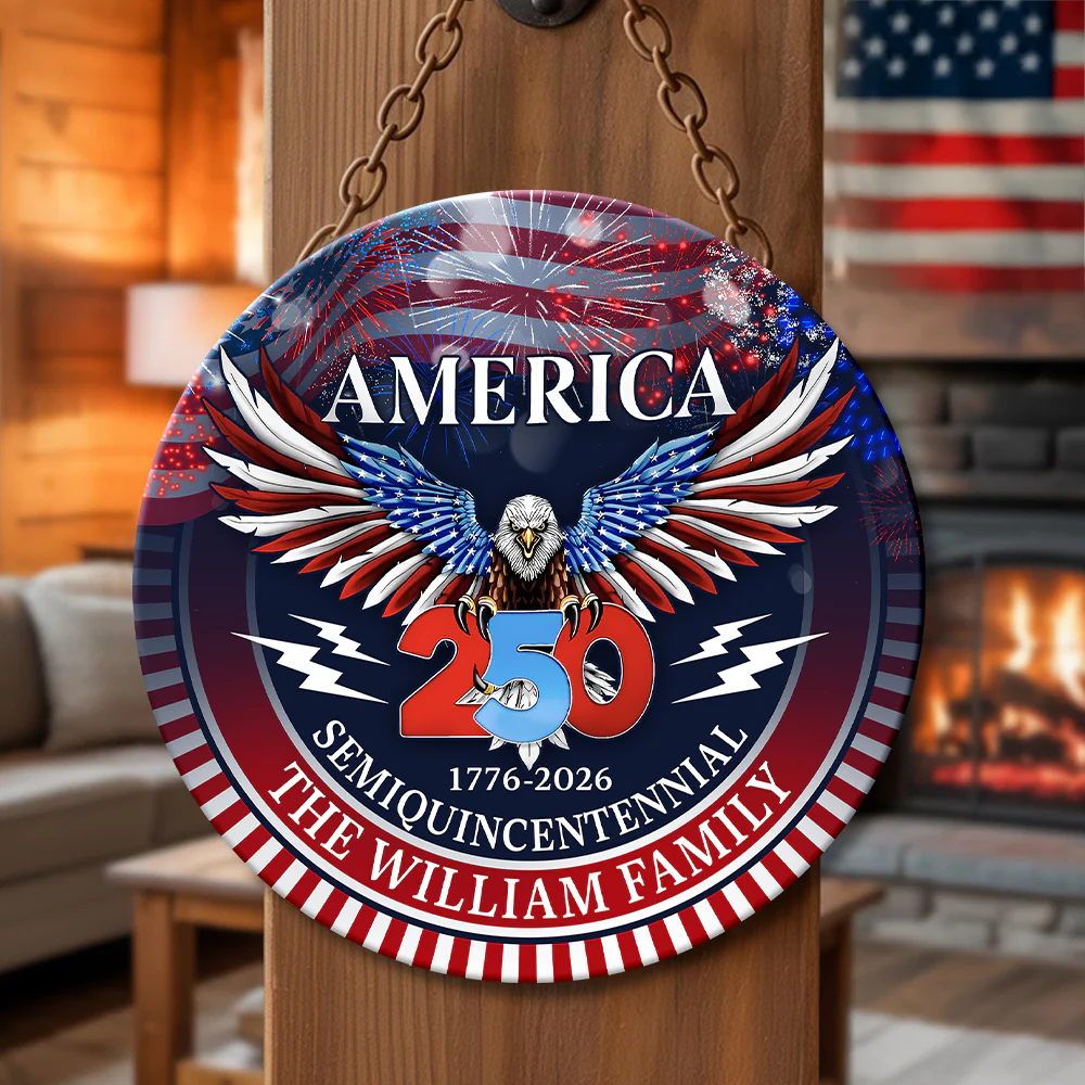 250 Years America Semiquincentennial Personalized Doorsign HA75 898480 - Image 5
