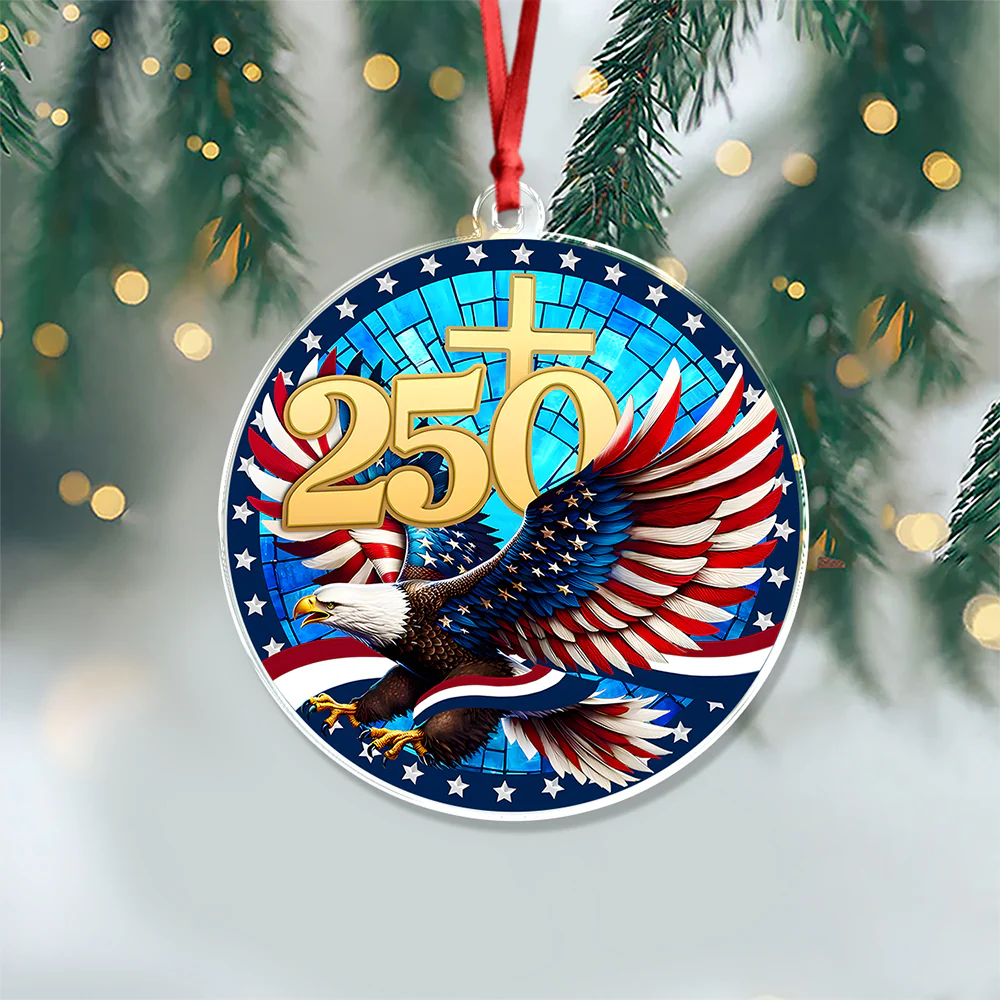 250 Years Of America Acrylic Ornament American Independence Day Gift HA75 897116 - Image 4