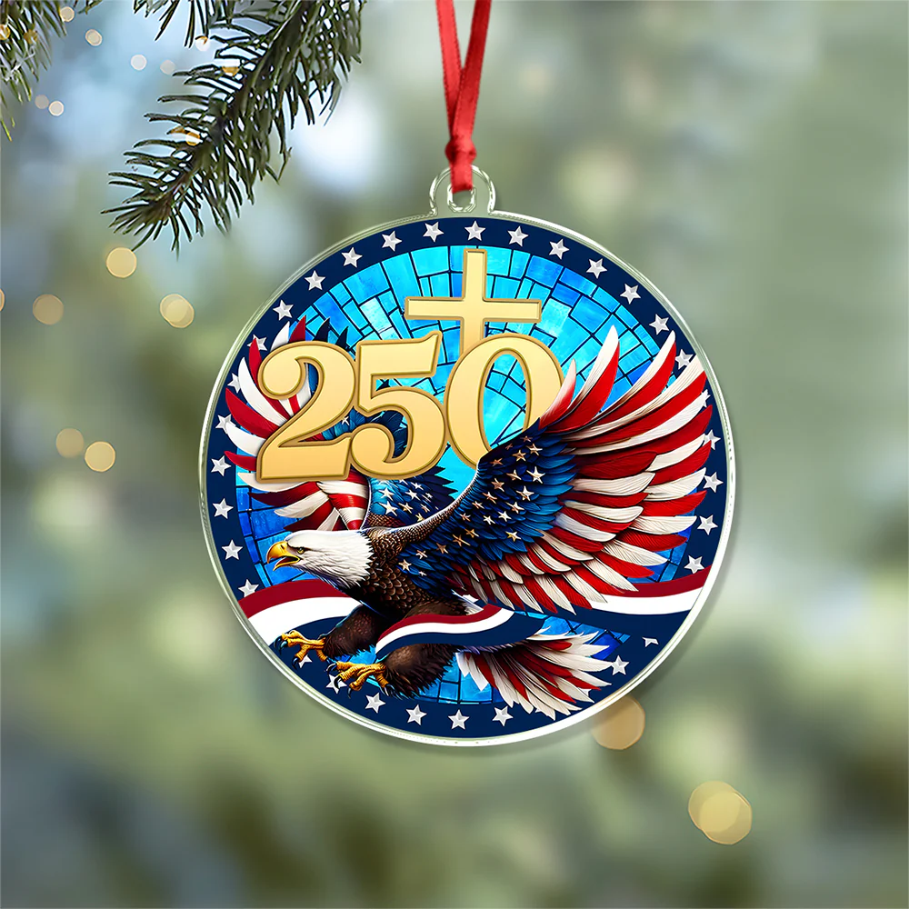 250 Years Of America Acrylic Ornament American Independence Day Gift HA75 897116 - Image 5