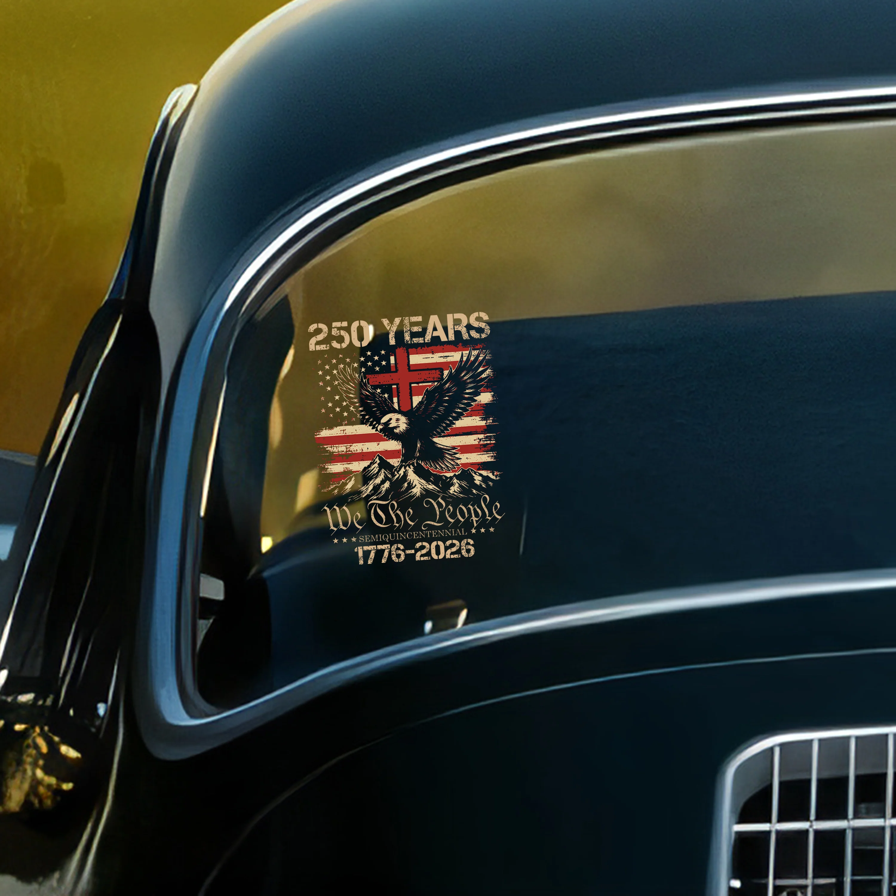 250 Years We The People Patriot Car Window Decal Sticker HA75 920022 - Image 5