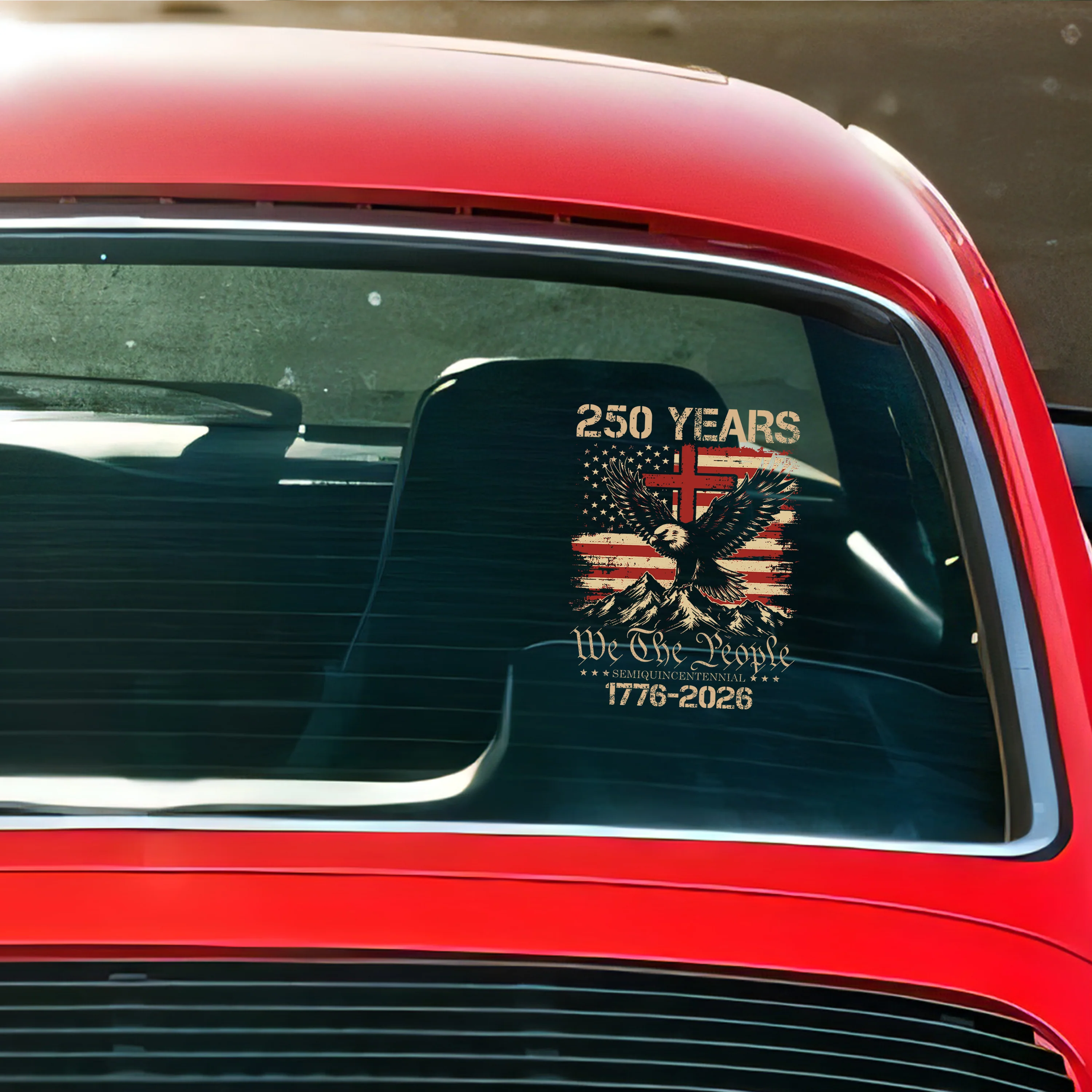 250 Years We The People Patriot Car Window Decal Sticker HA75 920022 - Image 6