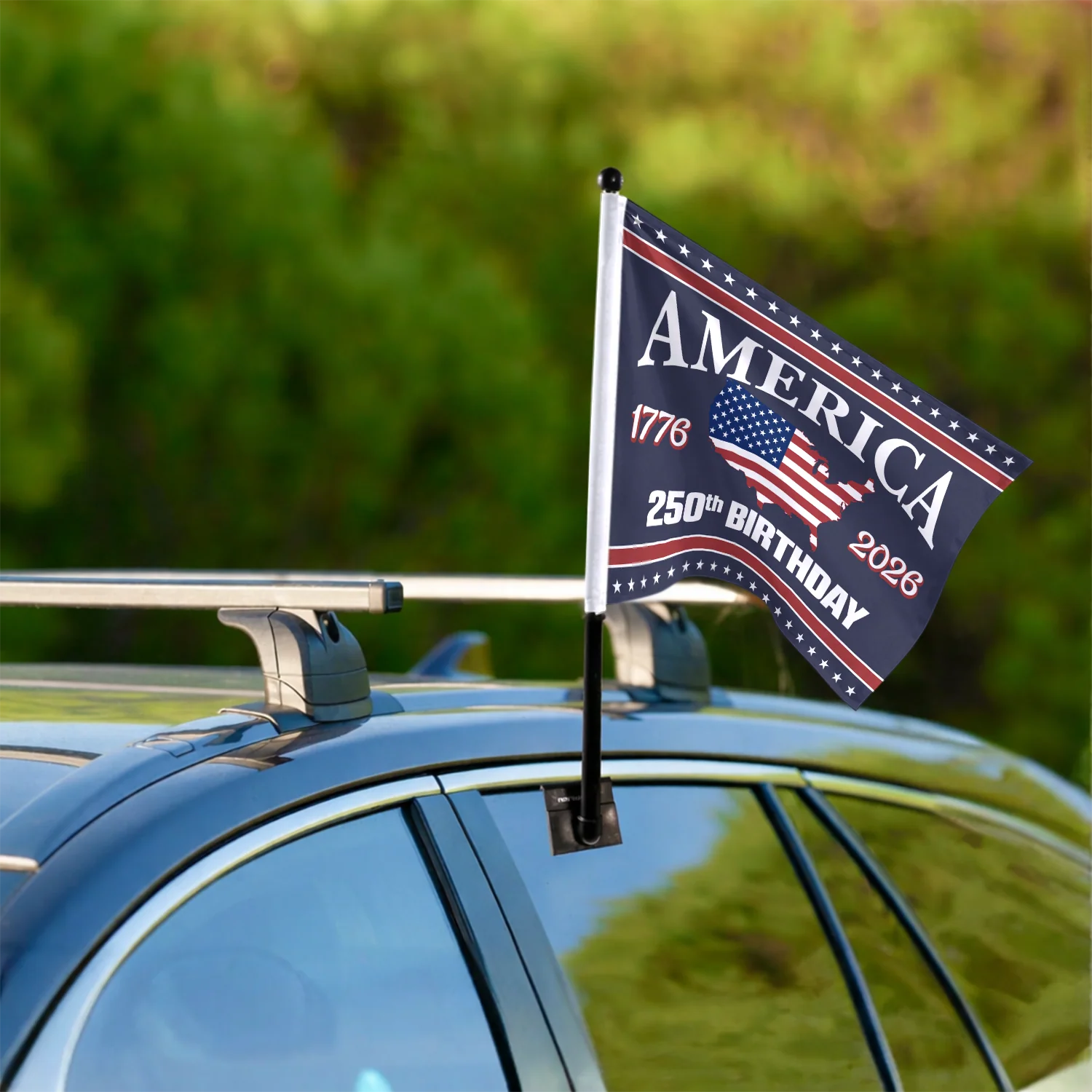250th Birthday America 1776-2026 4th Of July Car Flag HA75 898856