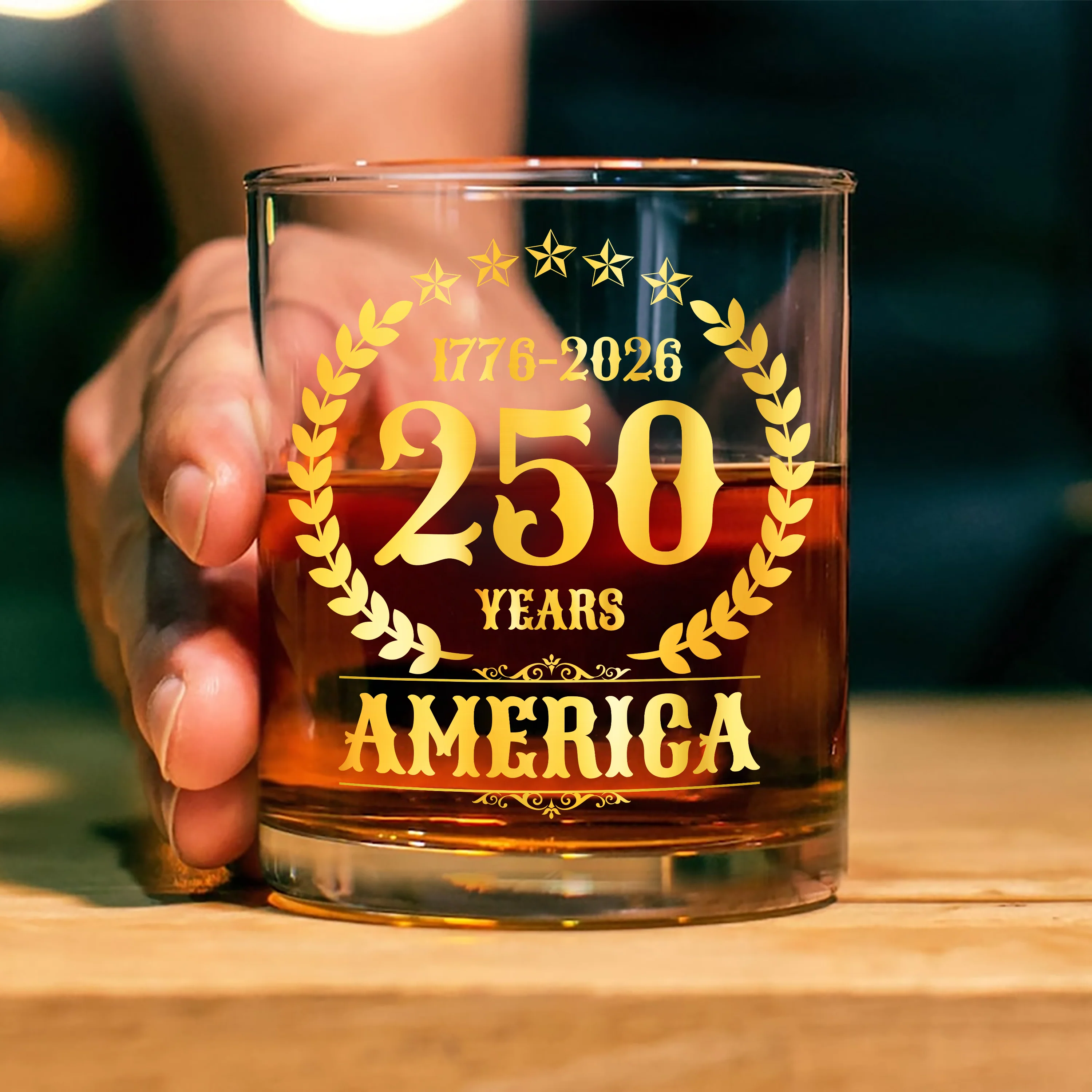 250 Years America Anniversary Whiskey Glass HA75 897424 - Image 4