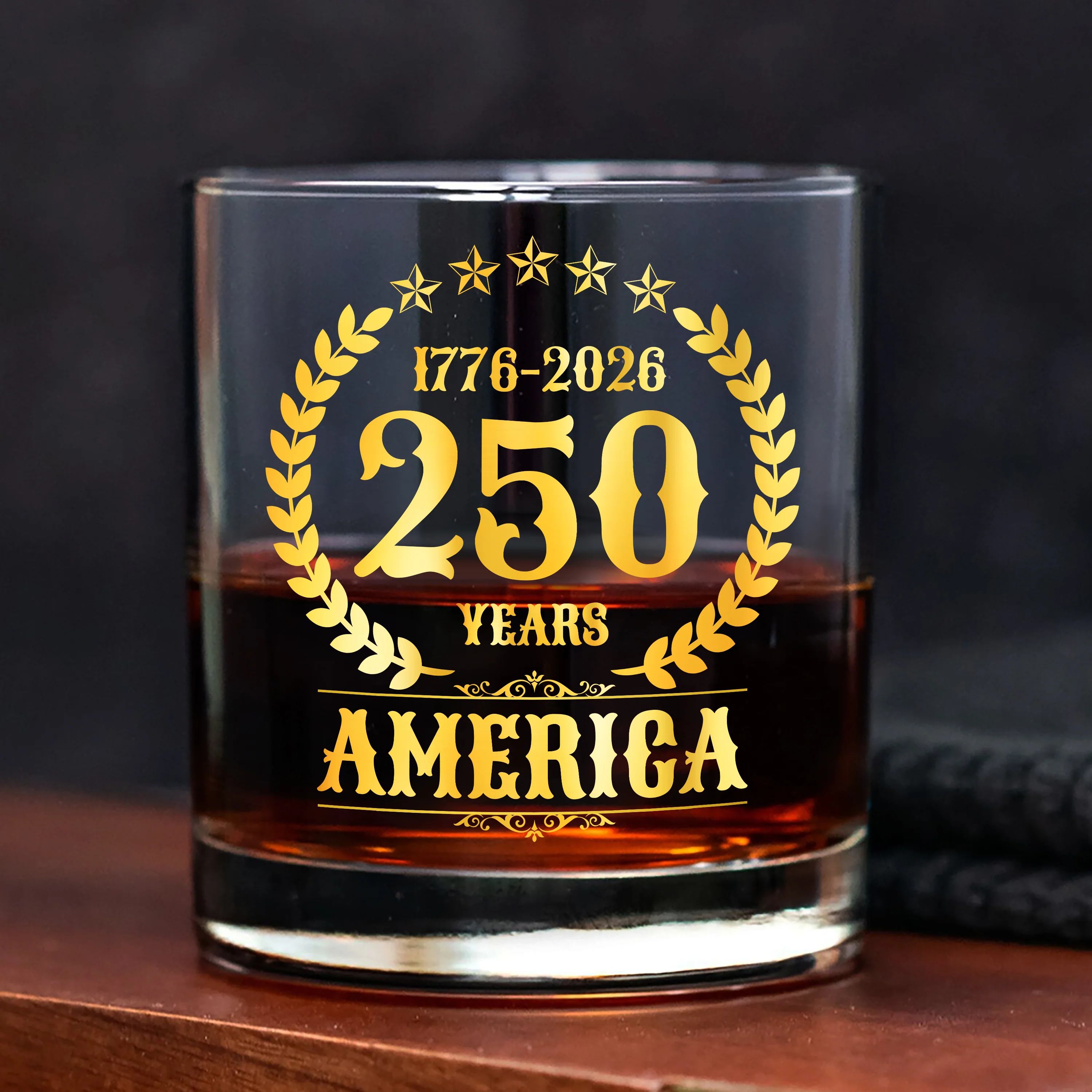 250 Years America Anniversary Whiskey Glass HA75 897424 - Image 6