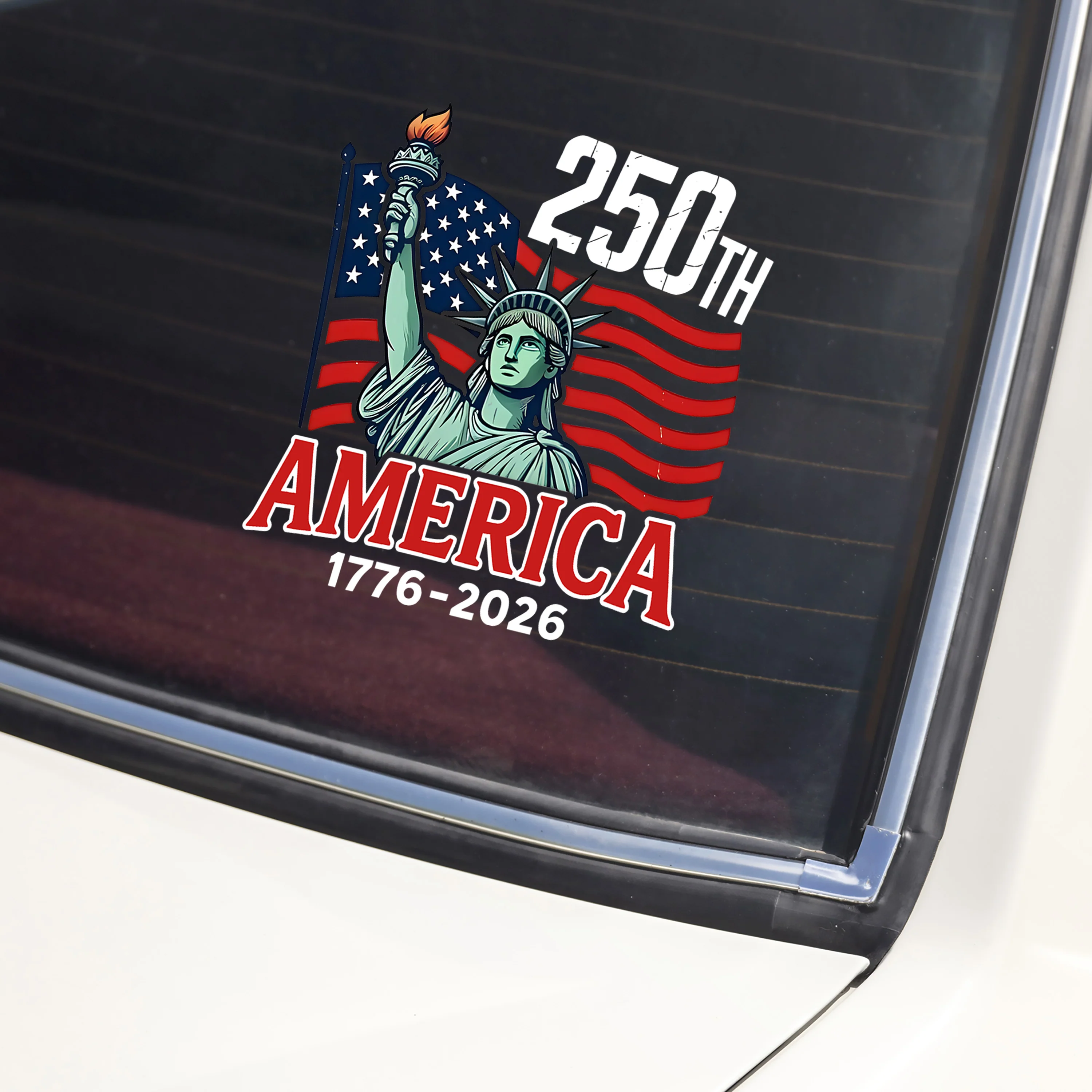 America 250th Anniversary 1776–2026 Patriotic Car Window Decal Sticker HA75 898766 - Image 3