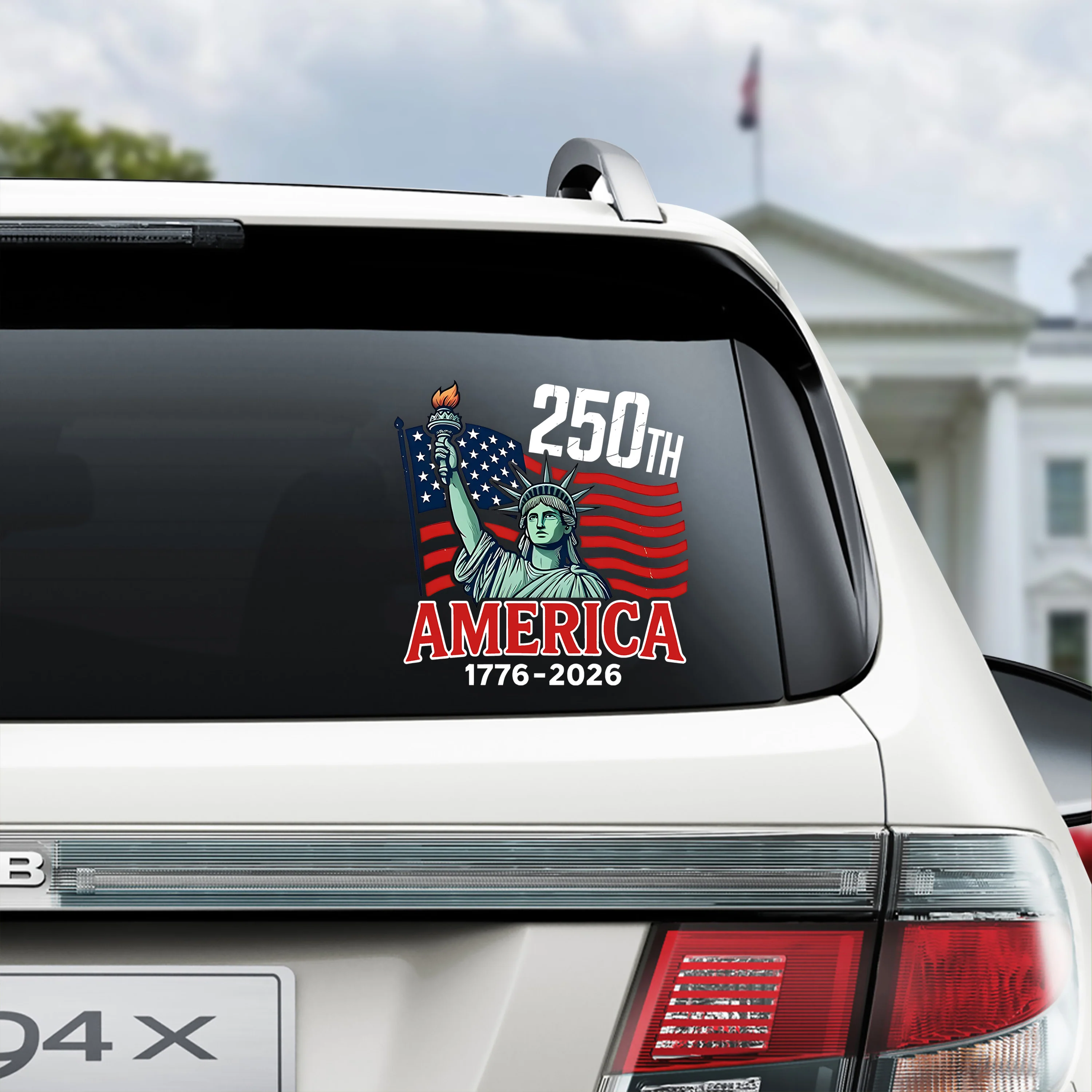 America 250th Anniversary 1776–2026 Patriotic Car Window Decal Sticker HA75 898766 - Image 4