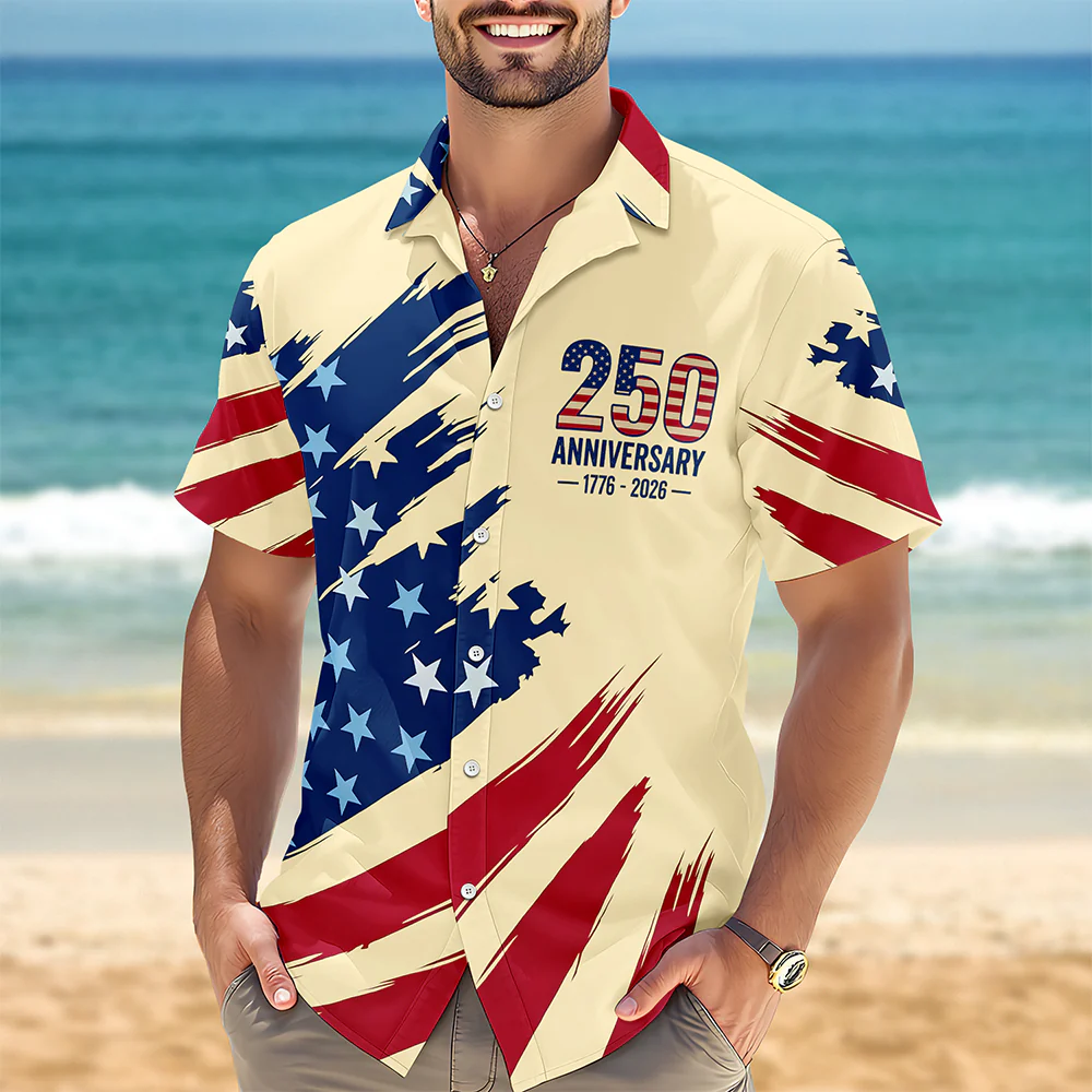 America’s Anniversary 250th 1776-2026 Patriotic Independence Day Hawaii Shirt HA75 921608 - Image 6