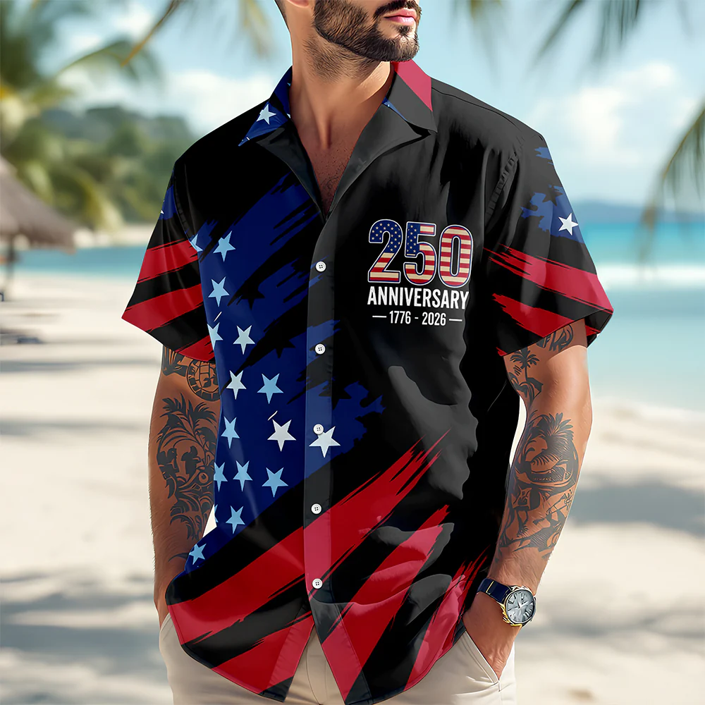 America’s Anniversary 250th 1776-2026 Patriotic Independence Day Hawaii Shirt HA75 921608 - Image 8