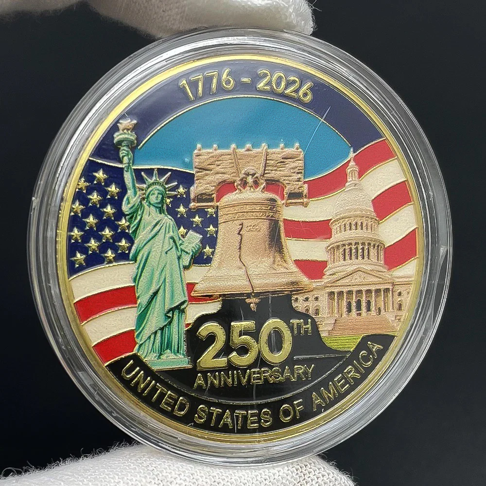 American 250th Anniversary - United States of America Commemorative Challenge Coin HA75 920220 - Image 2
