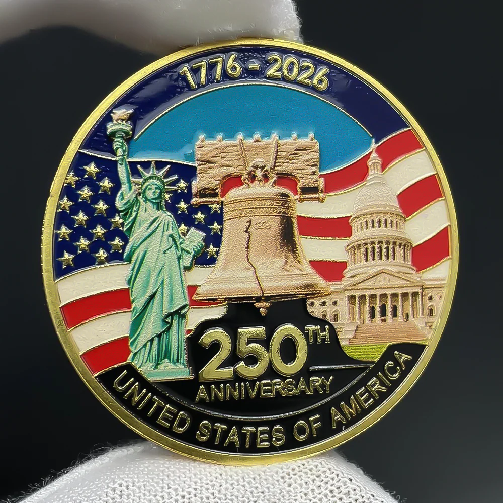 American 250th Anniversary - United States of America Commemorative Challenge Coin HA75 920220 - Image 4